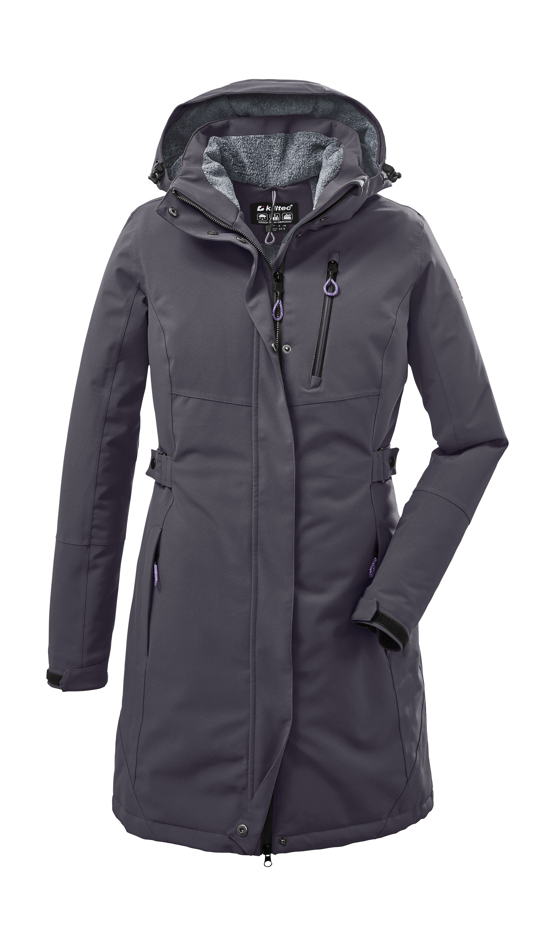 Killtec Parka "KOW 165 WMN PRK", Wasser- und winddichter Parka mit Teddyfle günstig online kaufen