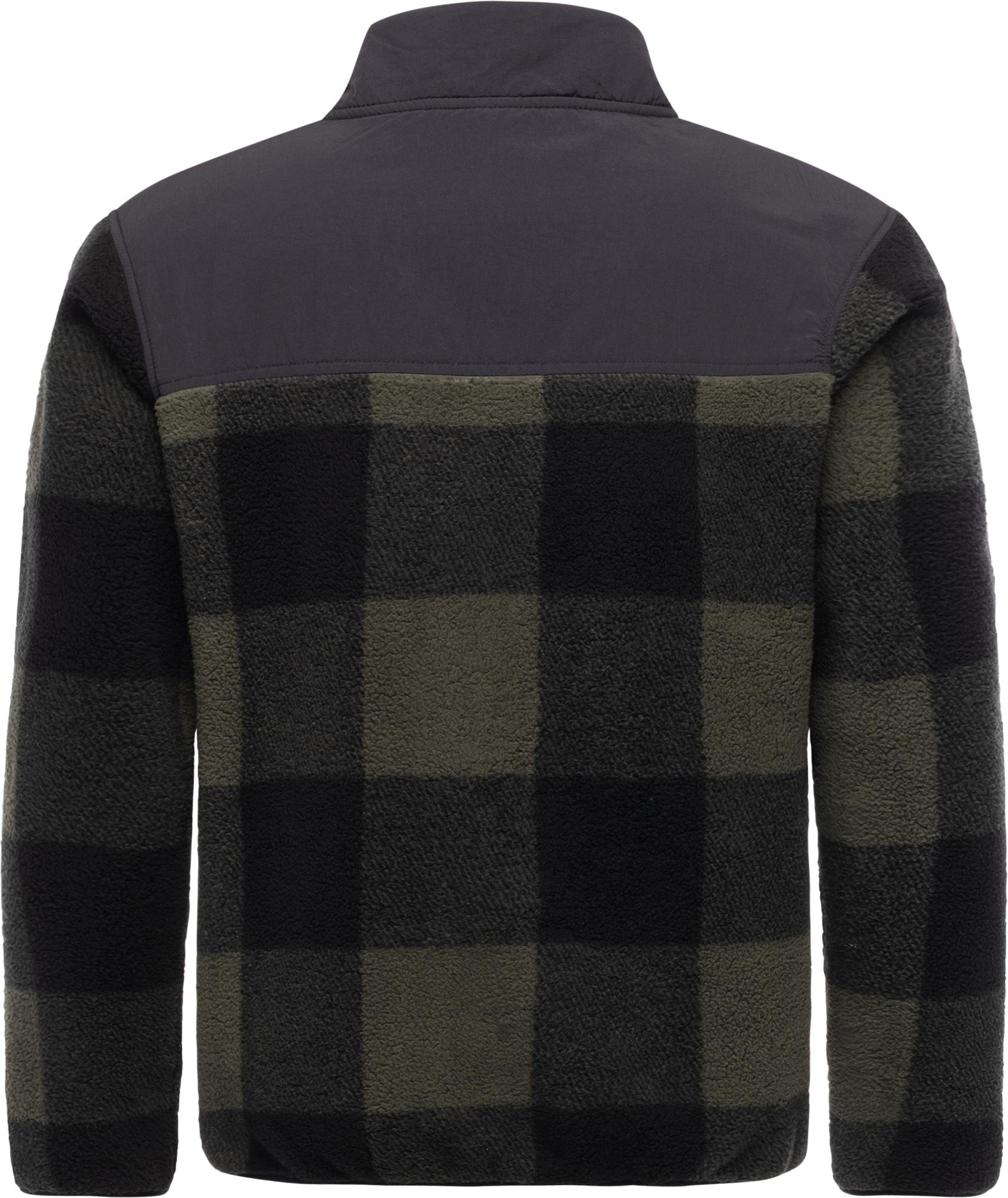 Thumbnail - Ragwear Plüschjacke "Cherior" ohne Kapuze Kuschelig weiche Herren Fleecejacke