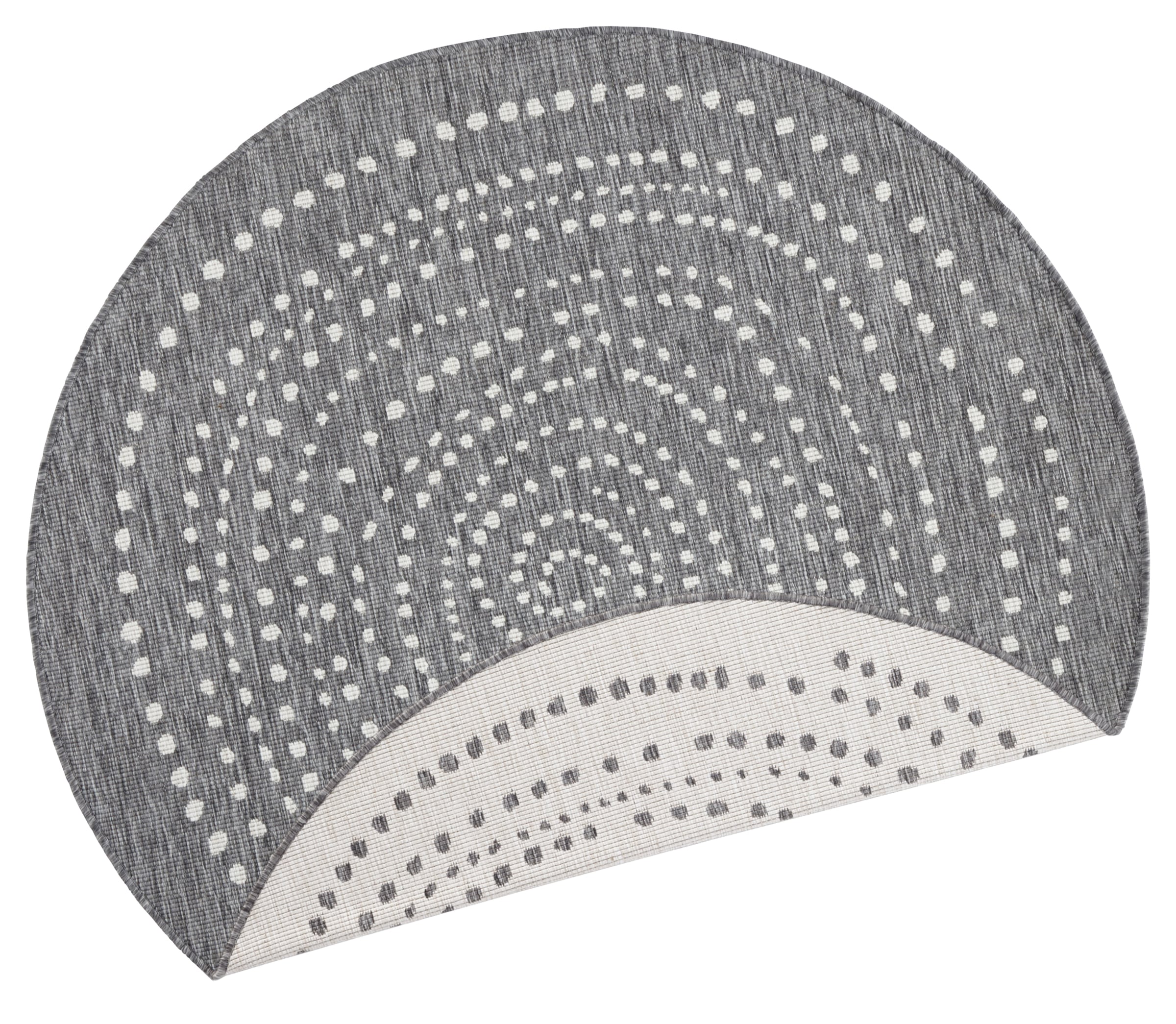 NORTHRUGS Teppich »Bali Wendeteppich«, rund, 5 mm Höhe, In-& Outdoor, Wetterfest, Balkon, Garten, Wohnzimmer, Wasserfest