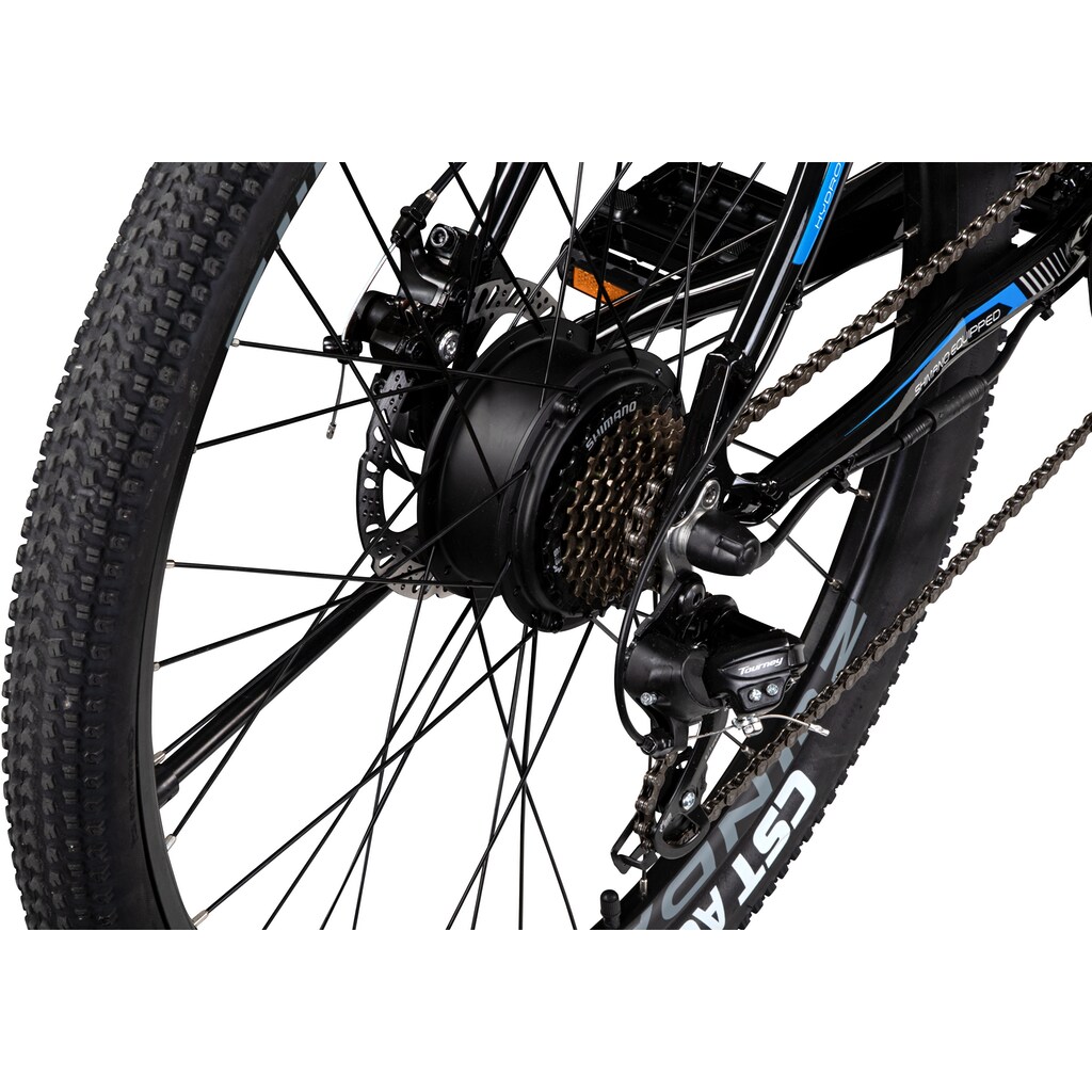 Zündapp E-Bike »Z801«, 21 Gang, Shimano, Tourney RD-TY300, Heckmotor 250 W