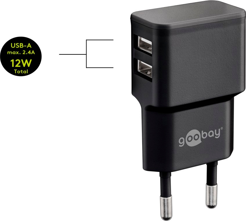 Goobay Smartphone-Ladegerät »Lightning Dual Ladeset«