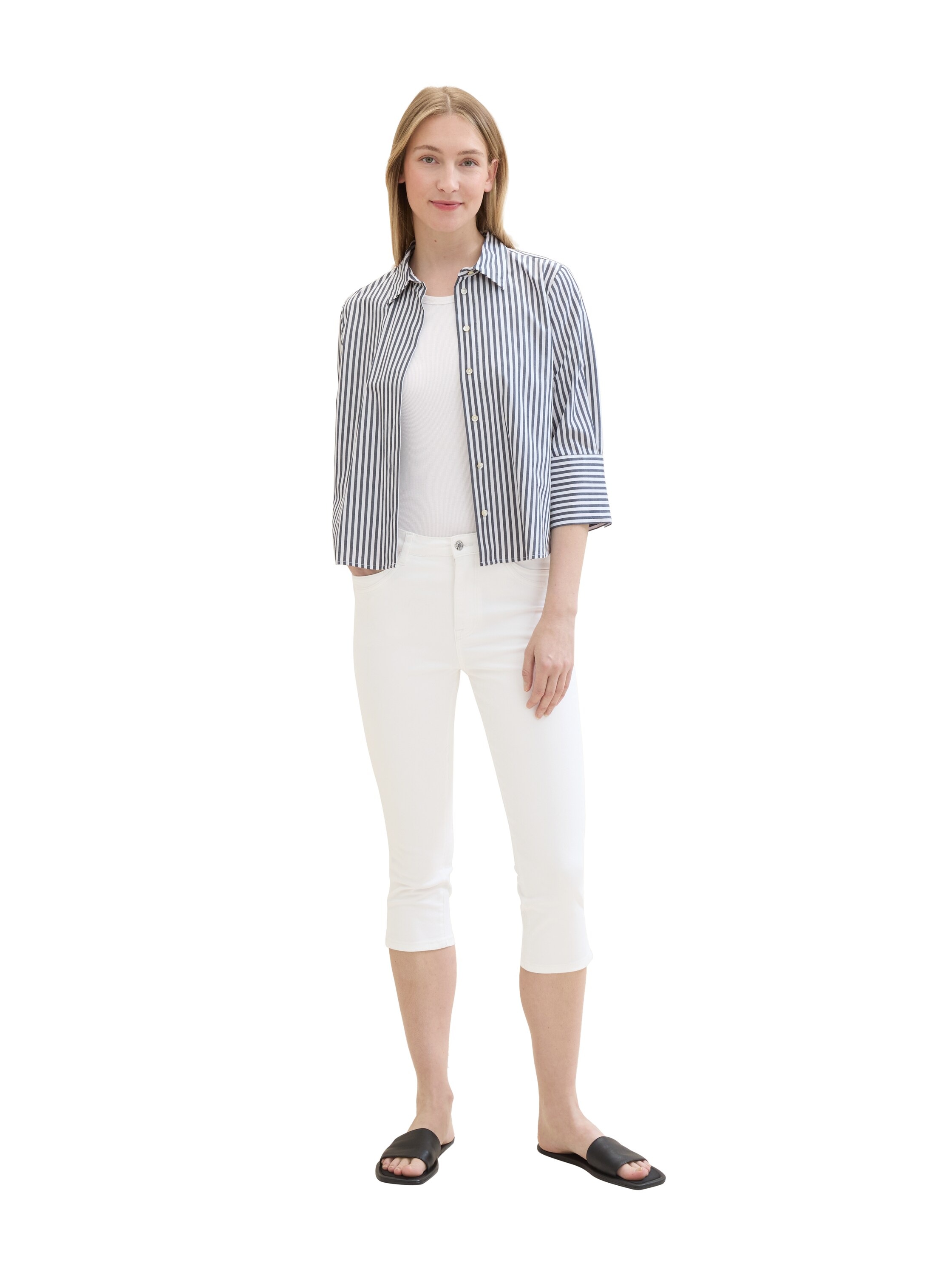 TOM TAILOR Caprijeans »KATE«, mit Bio-Baumwolle