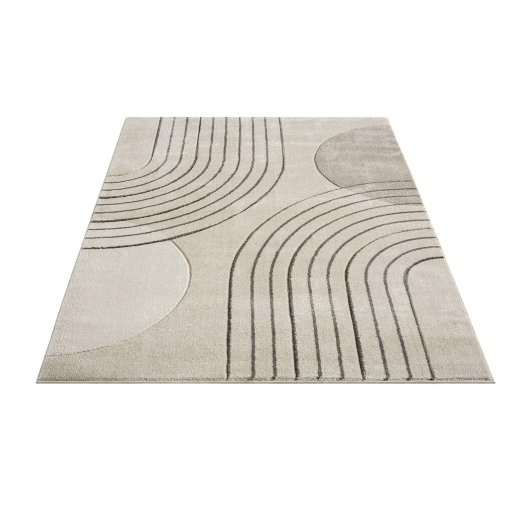 Carpet City Teppich "BONITO 7170" rechteckig 11 mm Höhe Läufer, Flachflor, günstig online kaufen