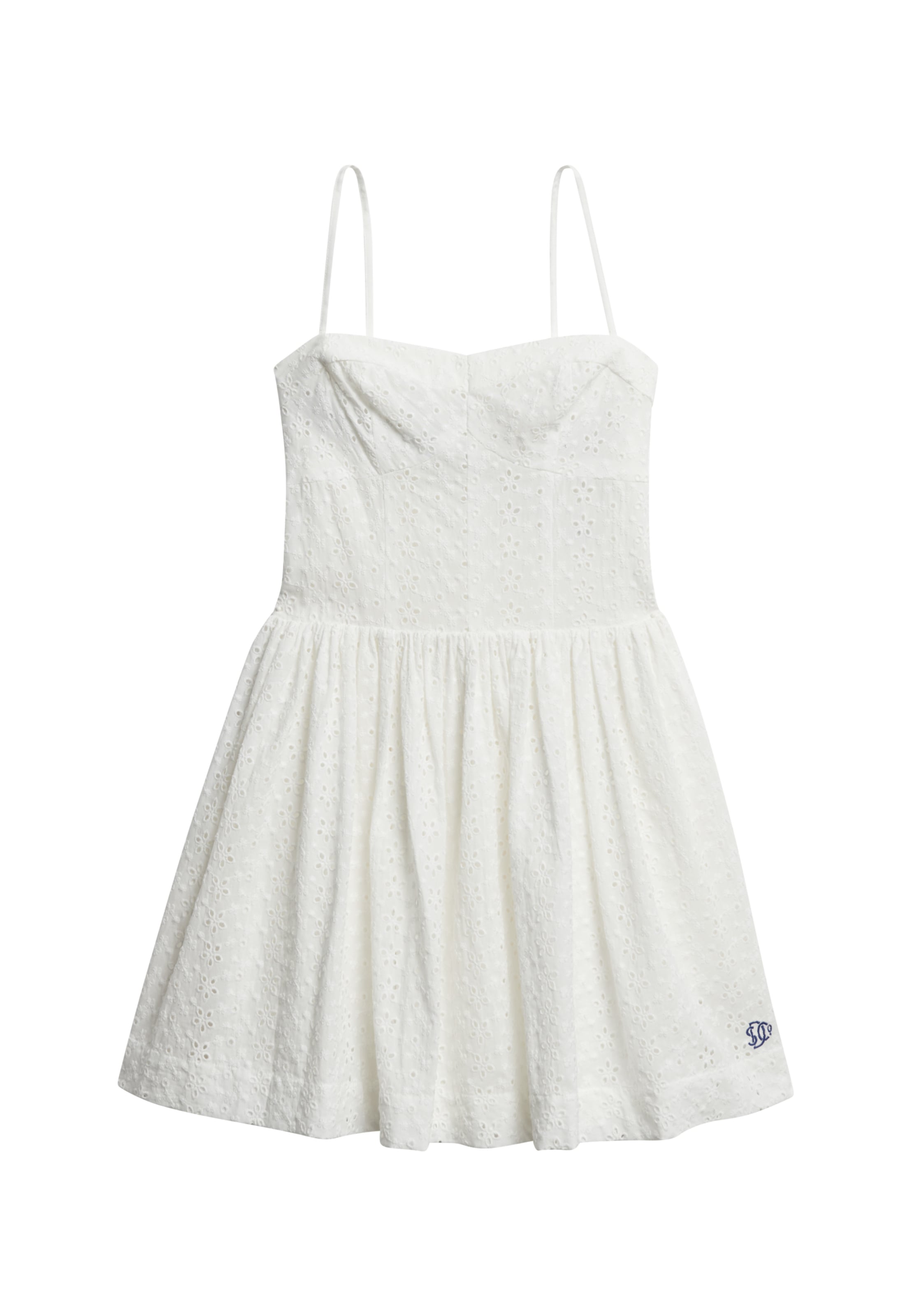 Superdry Sommerkleid »BRODERIE CAMI MINI DRESS« mit schöner Lochstickerei