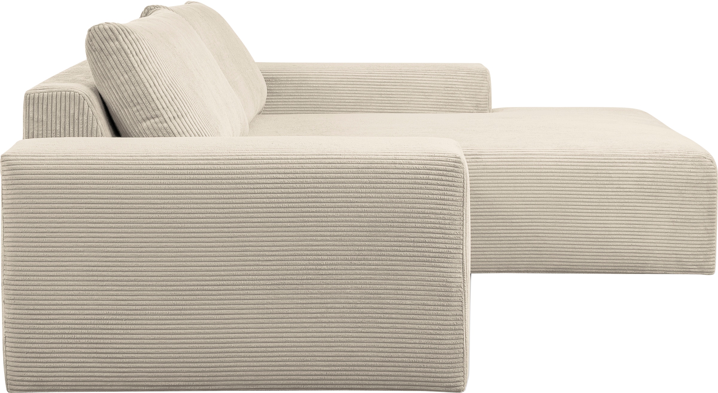 WERK2 Ecksofa »Rio, elegant und bequem, Breite 262cm, L-Form«, Puristisches Design mit maximalem Komfort