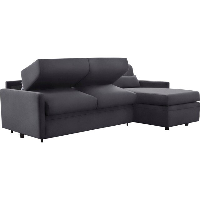 Black Friday Nias Italia Ecksofa »Avellino«, mit Bettfunktion, Matratze und  Metallgestell, Liegefläche 140/208 cm | BAUR