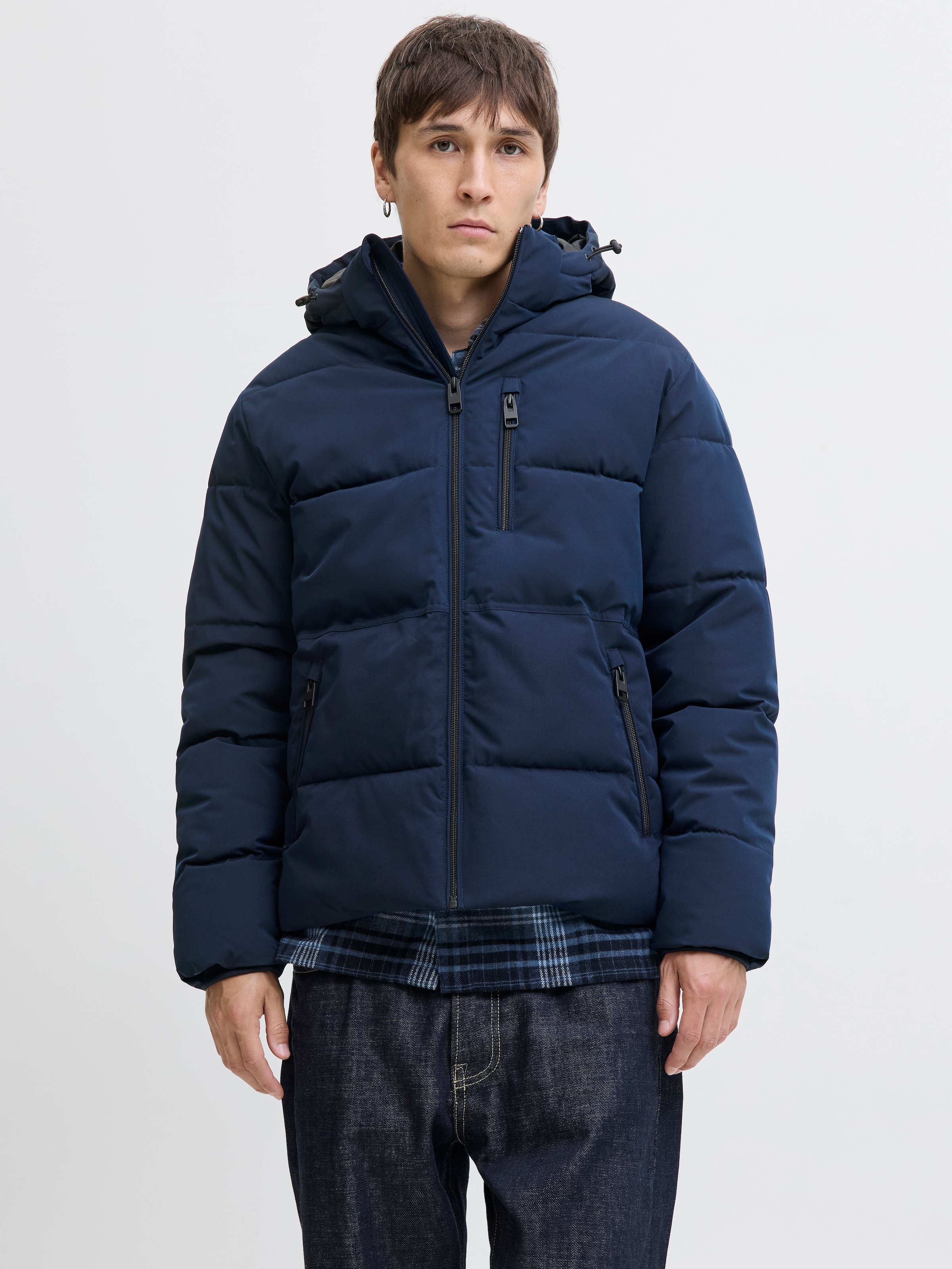 Jack & Jones Steppjacke "JJEOWEN PUFFER SN", mit Kapuze günstig online kaufen