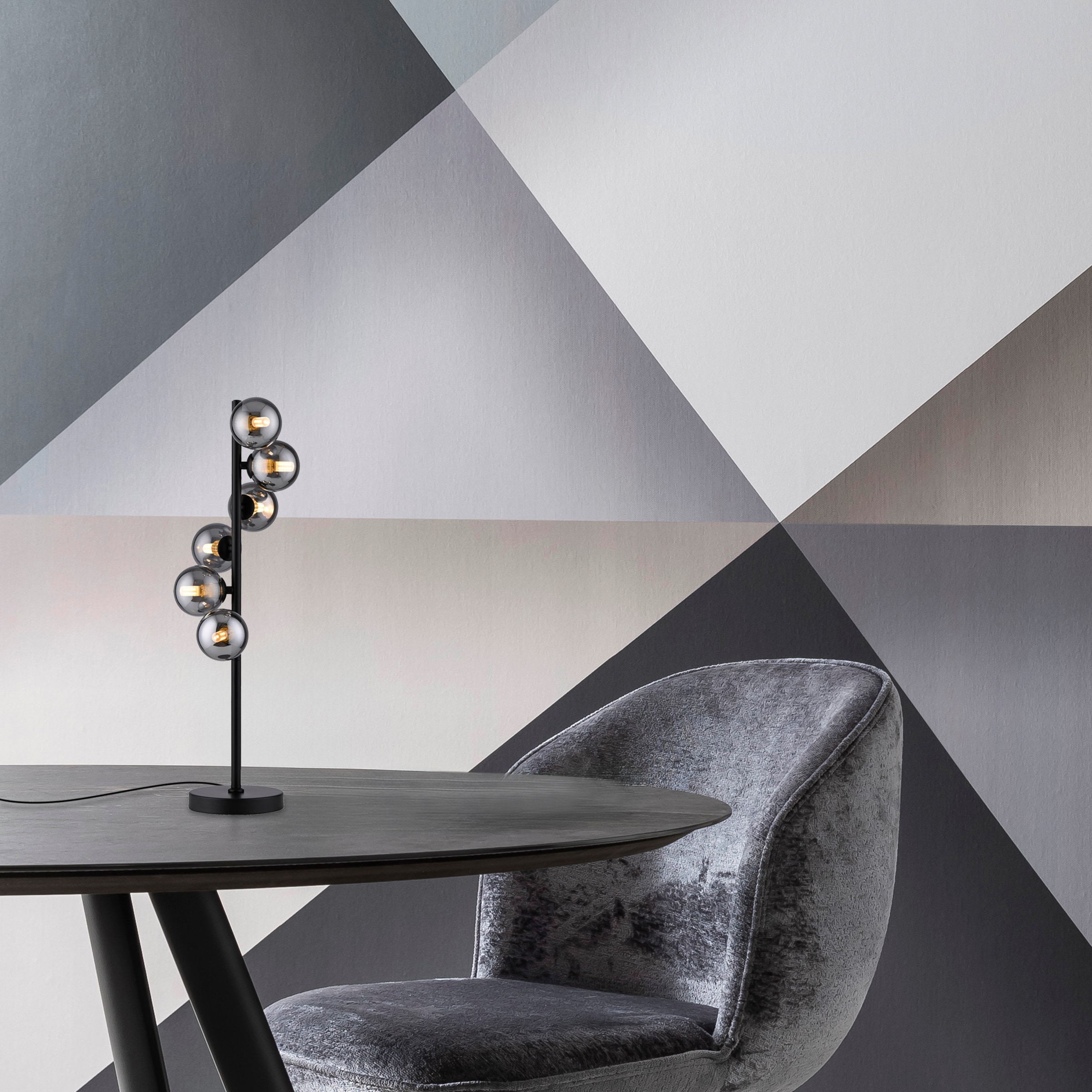 SCHÖNER WOHNEN-Kollektion LED Tischleuchte »DUBAI« G9 1 Stk. Warmweiß SCHÖNER WOHNEN Kollektion, Schnurschalter