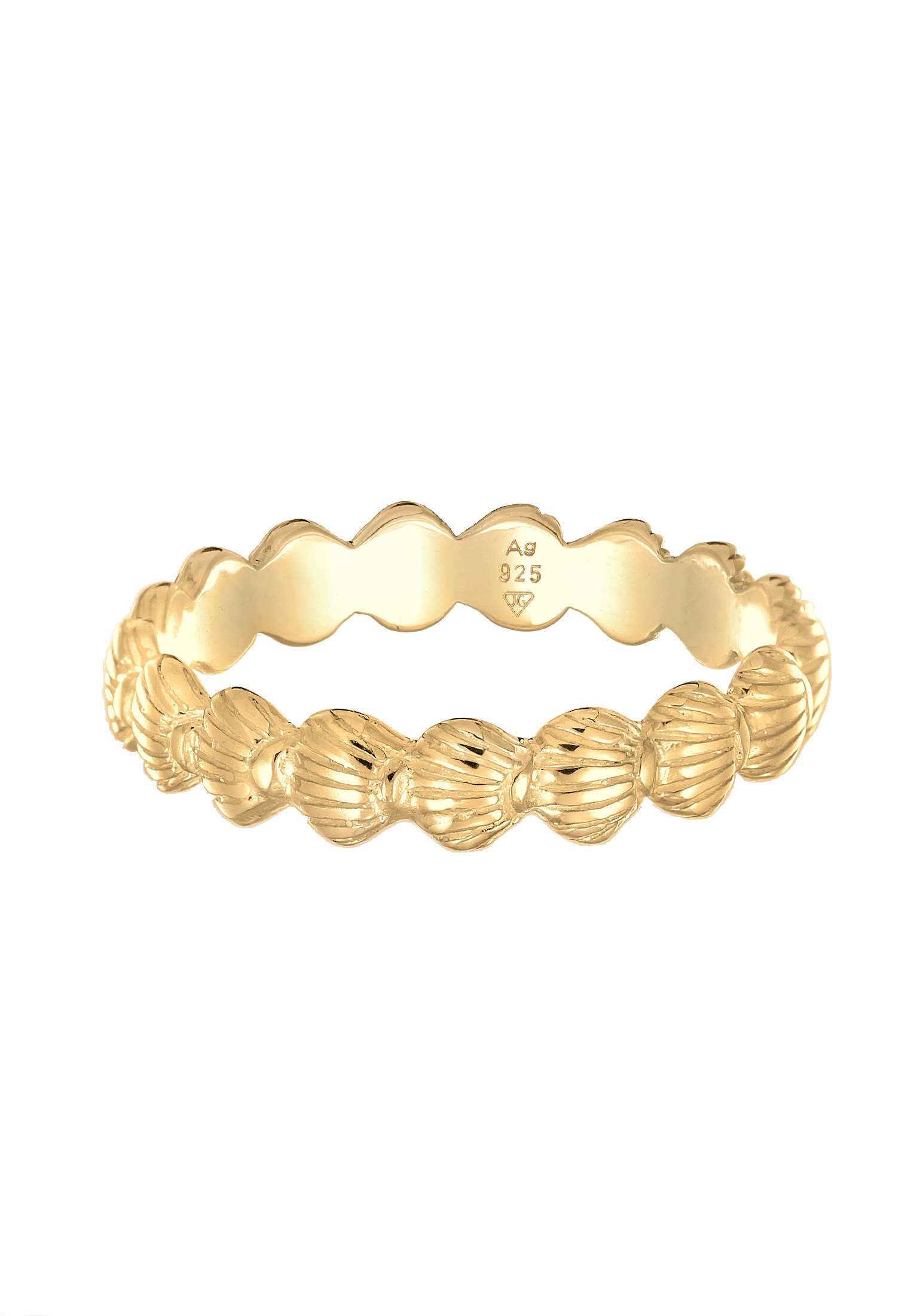 Elli Fingerring »Bandring Muscheln Maritim Beach Look 925 Silber«