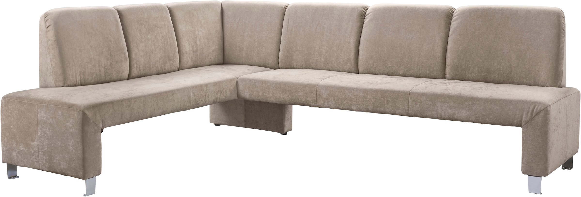 exxpo - sofa fashion Eckbank "Intenso, modern, 263/198 cm (B/T)" hohe Bodenfreiheit, frei im Raum stellbar, hoher Sitzkomfort