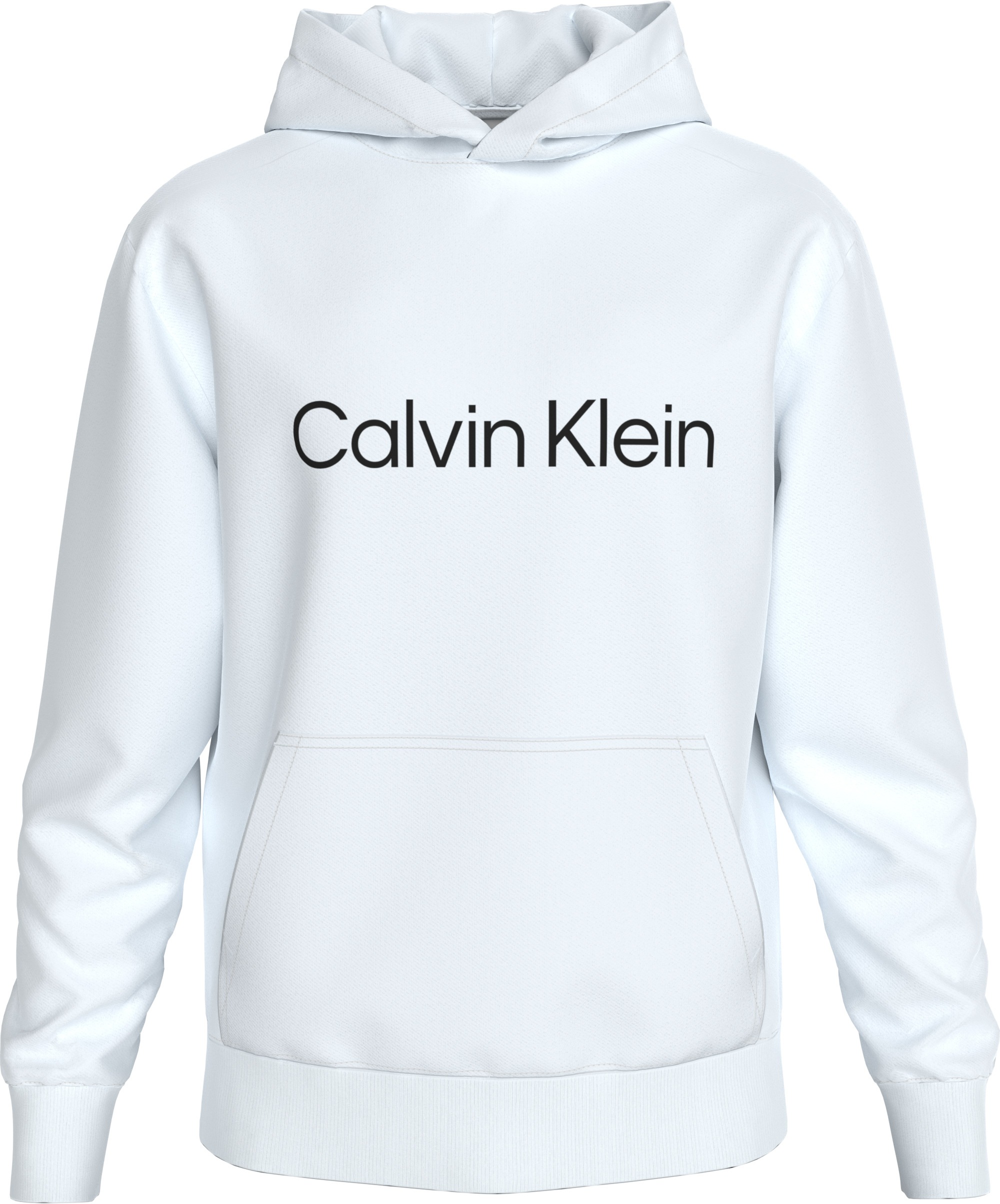 Calvin Klein Kapuzensweatshirt »LS EU STANDARD LOGO 350TERRY PO«, Mit Rundhalsausschnitt, regular fit