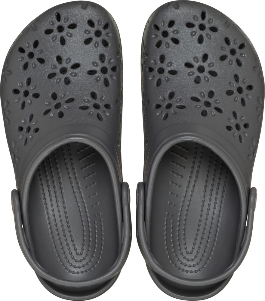 Crocs Clog »Classic Floral Cut Out Clog«, Sandale, Sommerschuh, Loafer mit Lüftungsöffnungen in Blütenstruktur