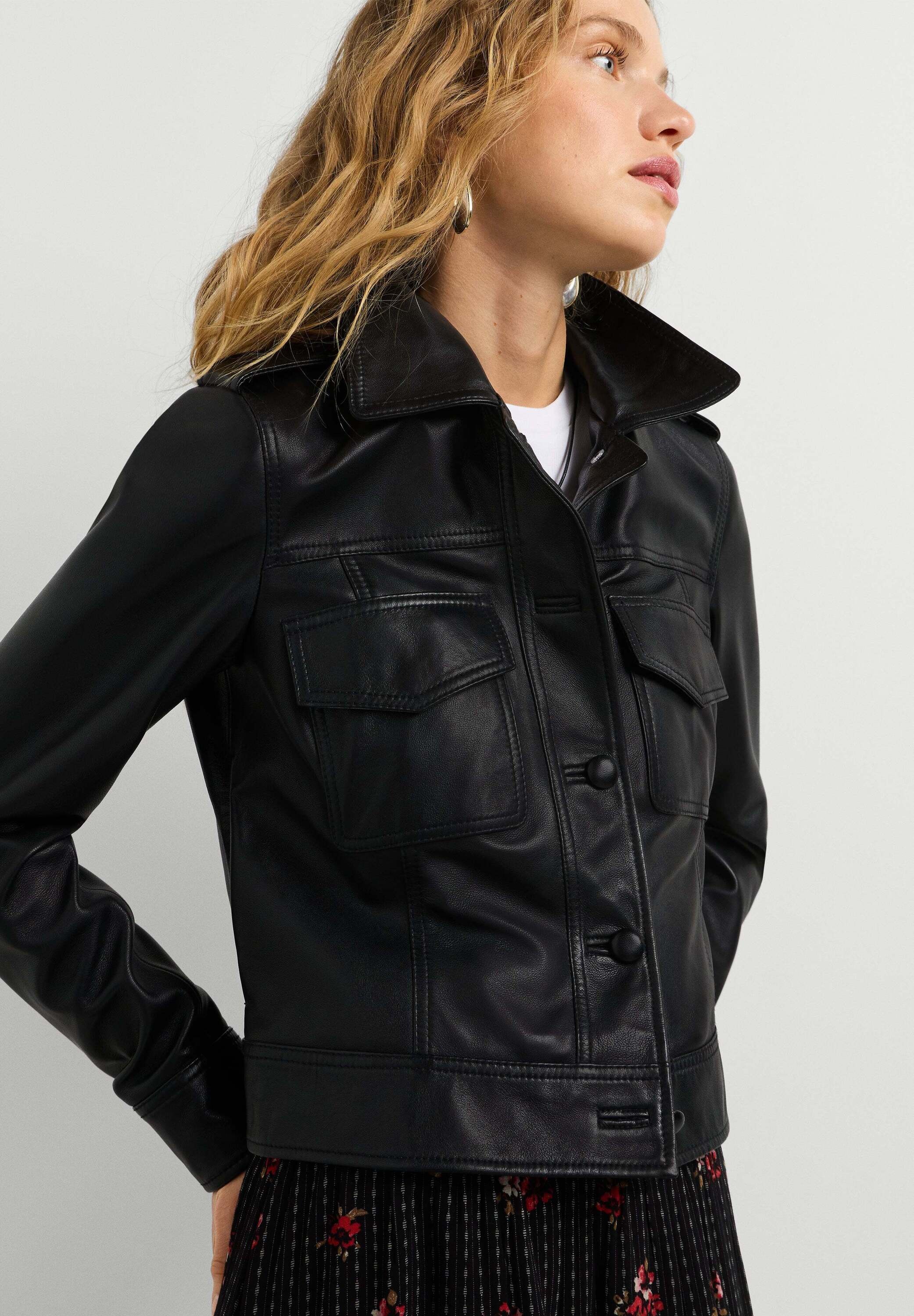 Pepe Jeans Lederjacke »Lederjacke NONDE«