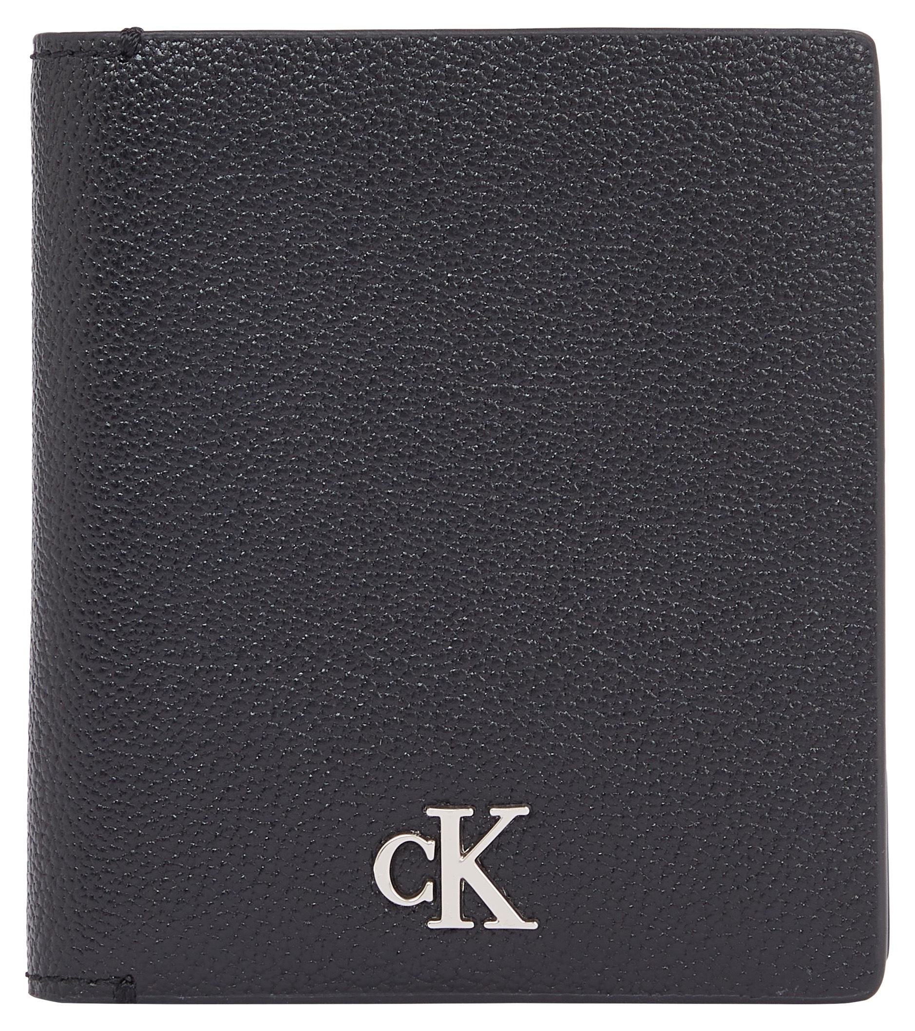 Calvin Klein Jeans Geldbörse »MONO HRDW RFID SM N/S TRIFOLD«, Geldbeutel Portemonnaie Herrenbörse Ledergeldbörse
