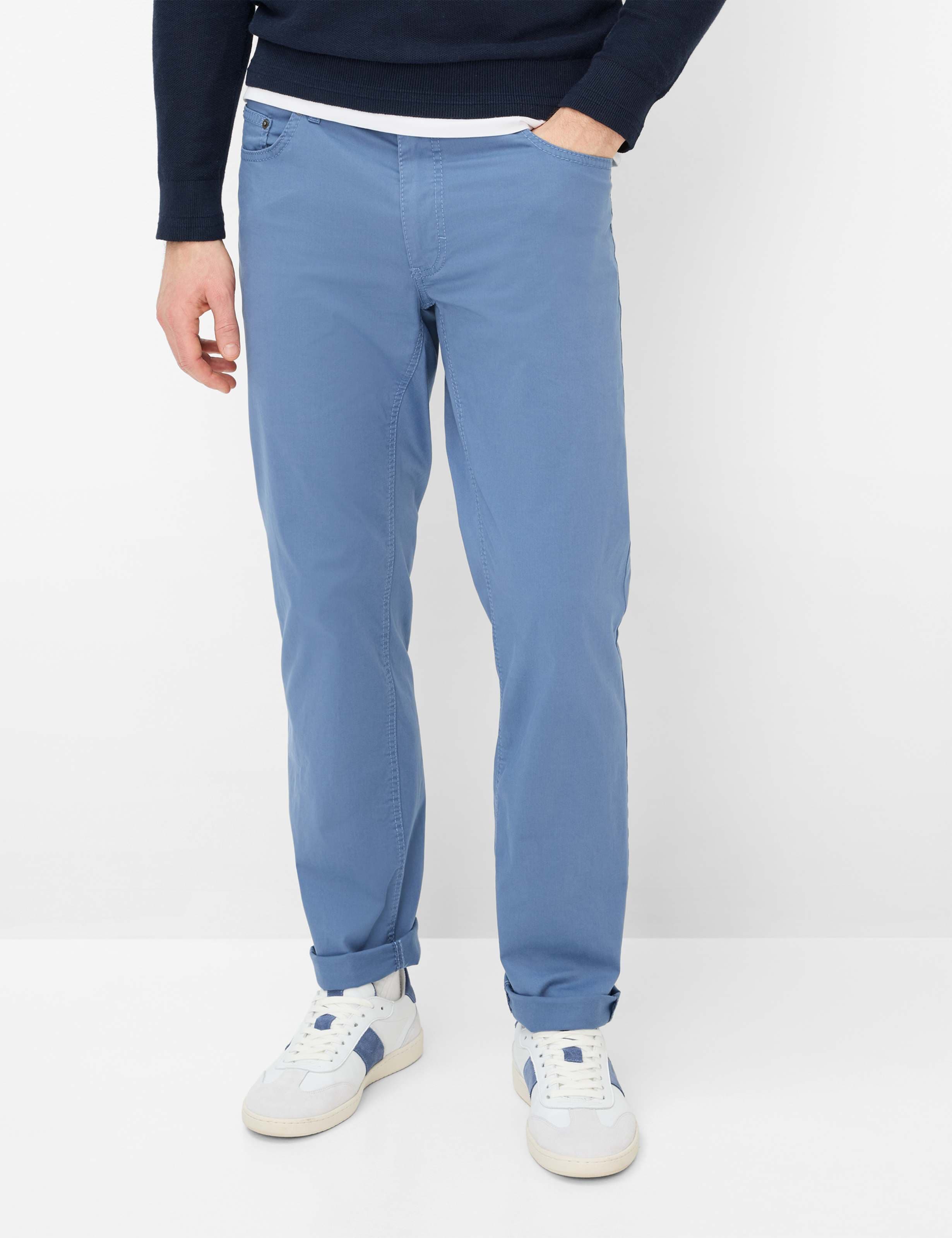5-Pocket-Hose BRAX "Style COOPER", Herren, Gr. 30, Länge 32, blau, Web, 97% Baumwolle, 3% Elasthan, Hosen 5-Pocket-Hose