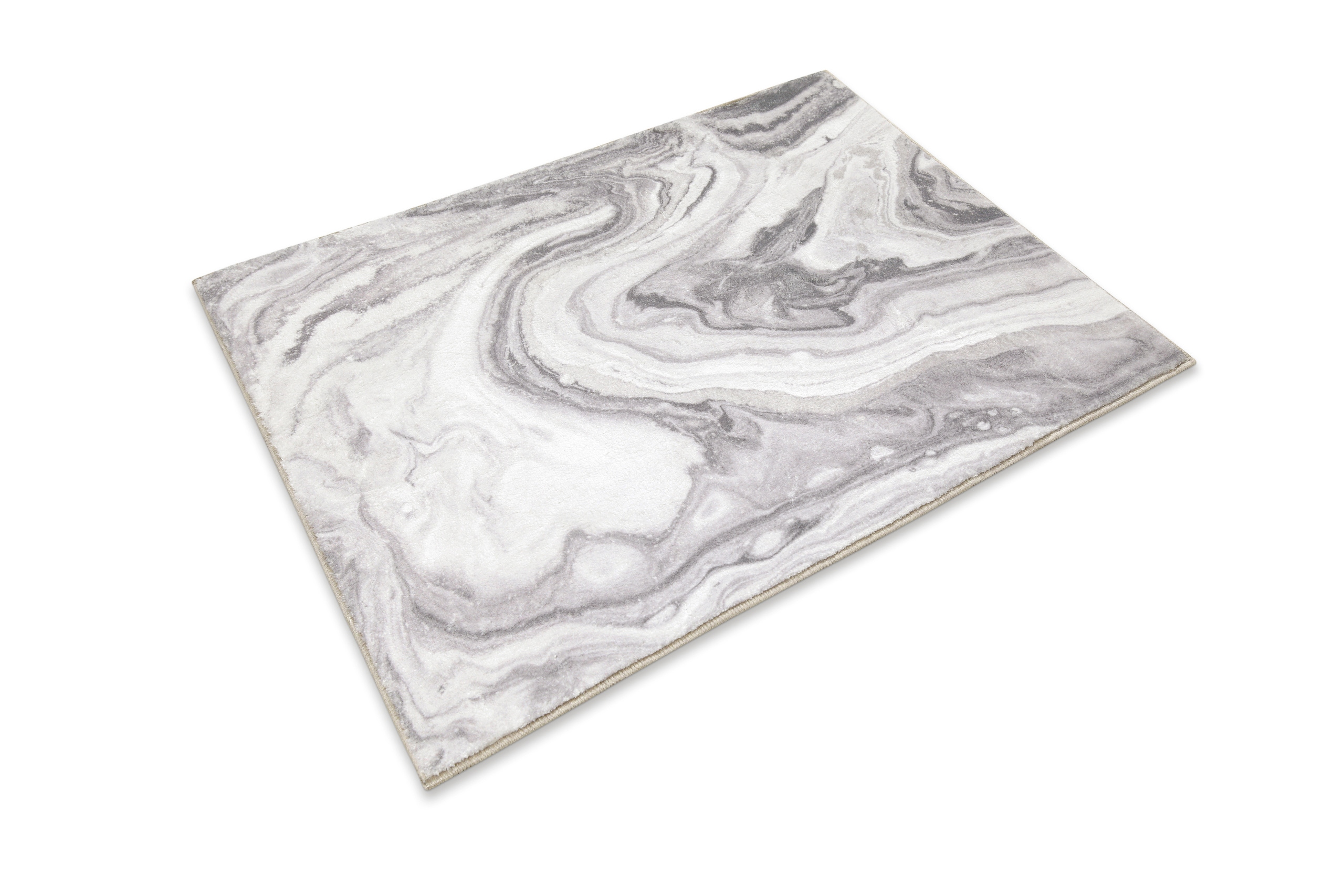 Wecon home Badematte "Jani" Höhe 5 mm Marmor Design, waschbar, rutschfest, schnell trocknend, Badteppich