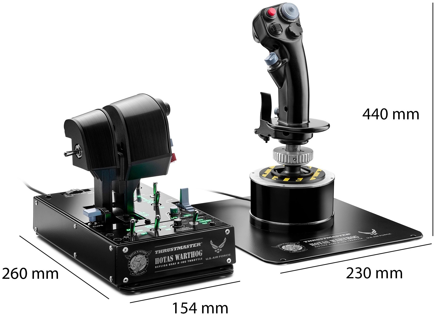 Thrustmaster Joystick »HOTAS WARTHOG MKII«