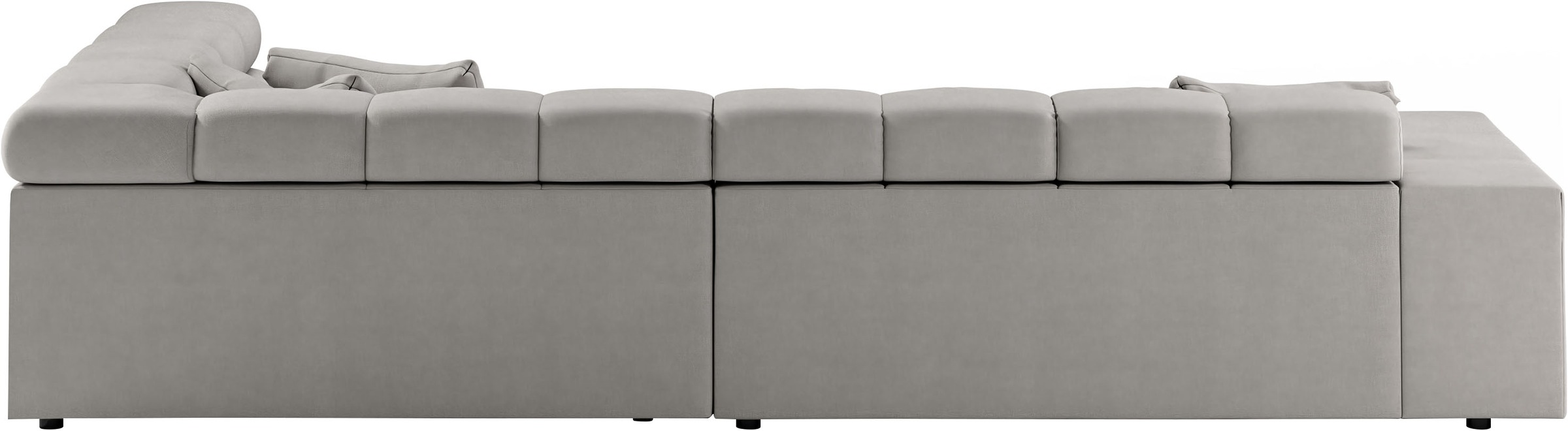 INOSIGN Ecksofa »Ancona incl. Kopfteilverstellung, Breite 319cm, L-Form«, wahlweise motorische Sitztiefenverstellung, auch in Cord + Easy Care