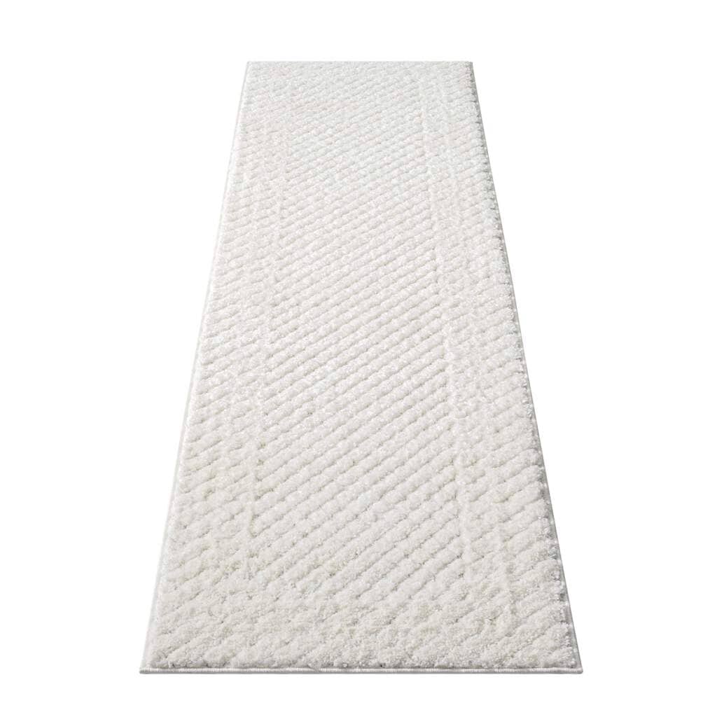 Carpet City Hochflor-Teppich »FOCUS627«, rechteckig, 20 mm Höhe, Boho-Teppich, Hochtief-Muster/ 3D-Effekt, für Wohnzimmer, Schlafzimmer