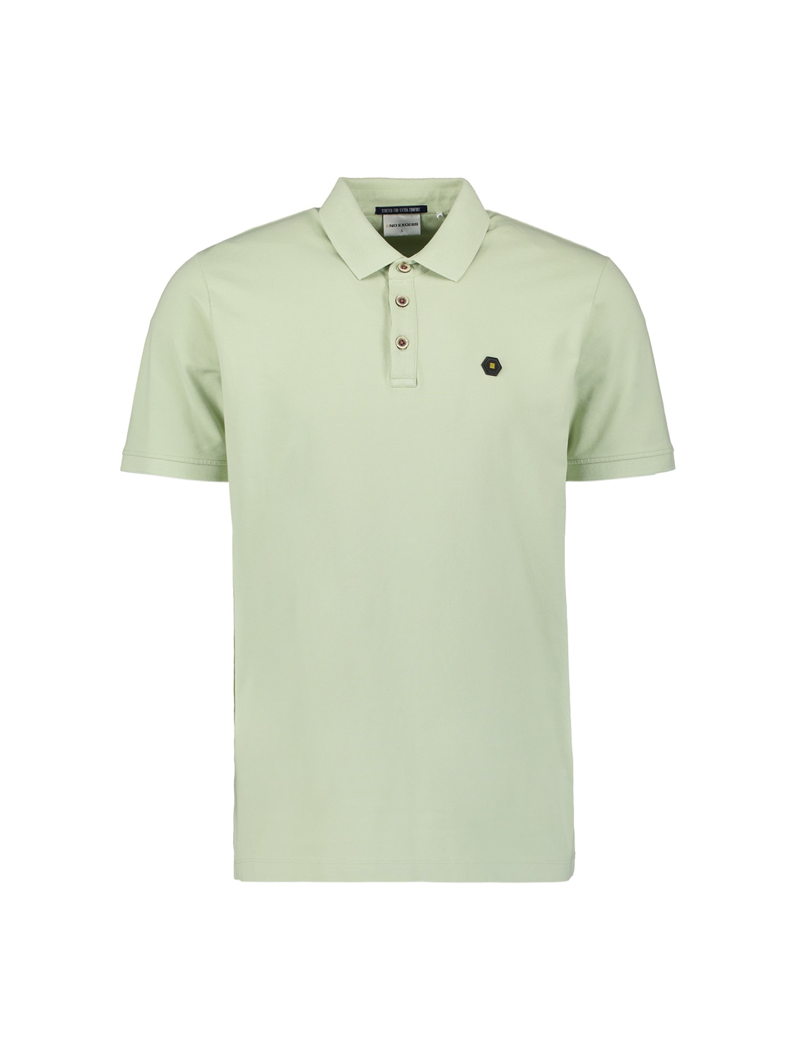 NO EXCESS Poloshirt »No Excess Poloshirt Polo Pique Garment Dyed«