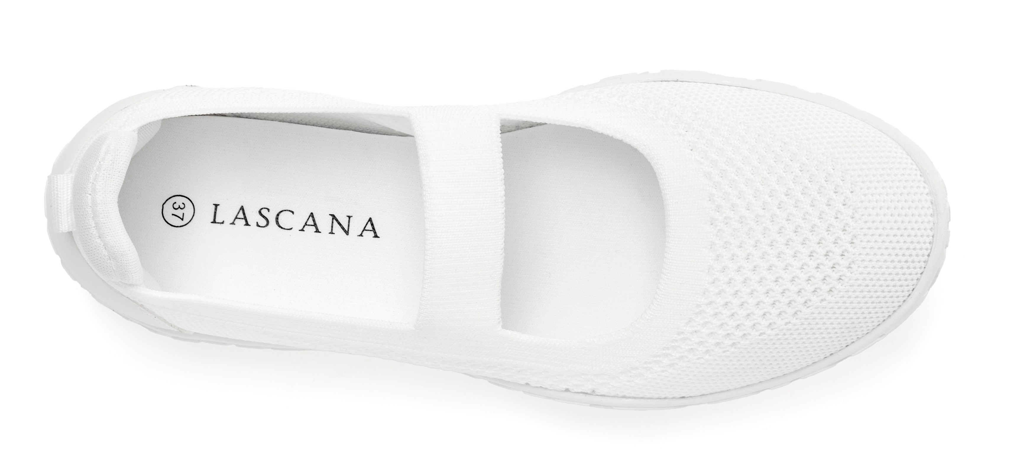 Thumbnail - LASCANA Sneaker Ballerinas, Freizeitschuh, Slipper, Halbschuh, superleicht VEGAN