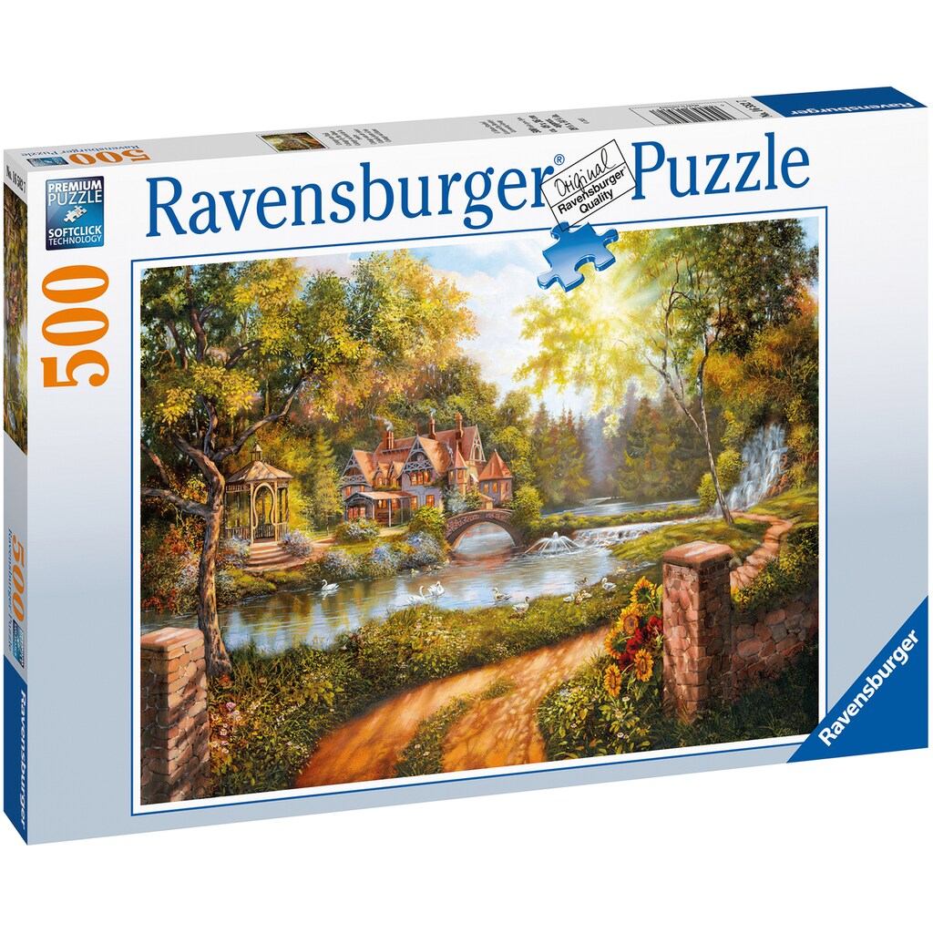 Ravensburger Puzzle »Cottage am Fluß«