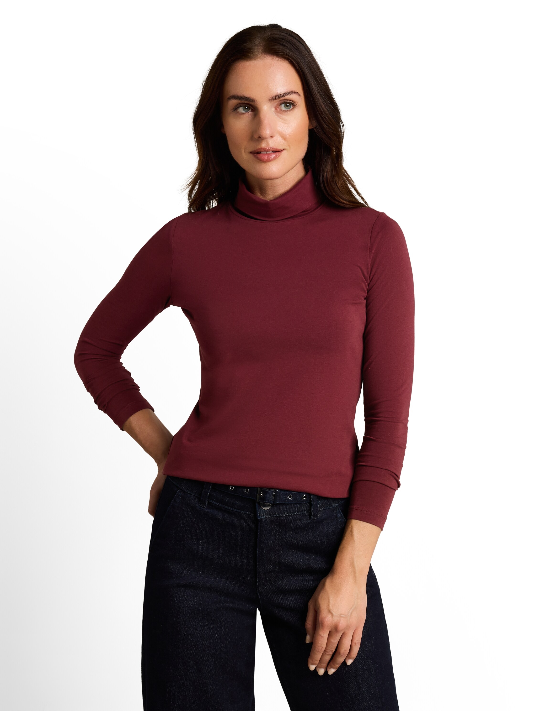 TOM TAILOR Rollkragenshirt "Regular" mit Rollkragen