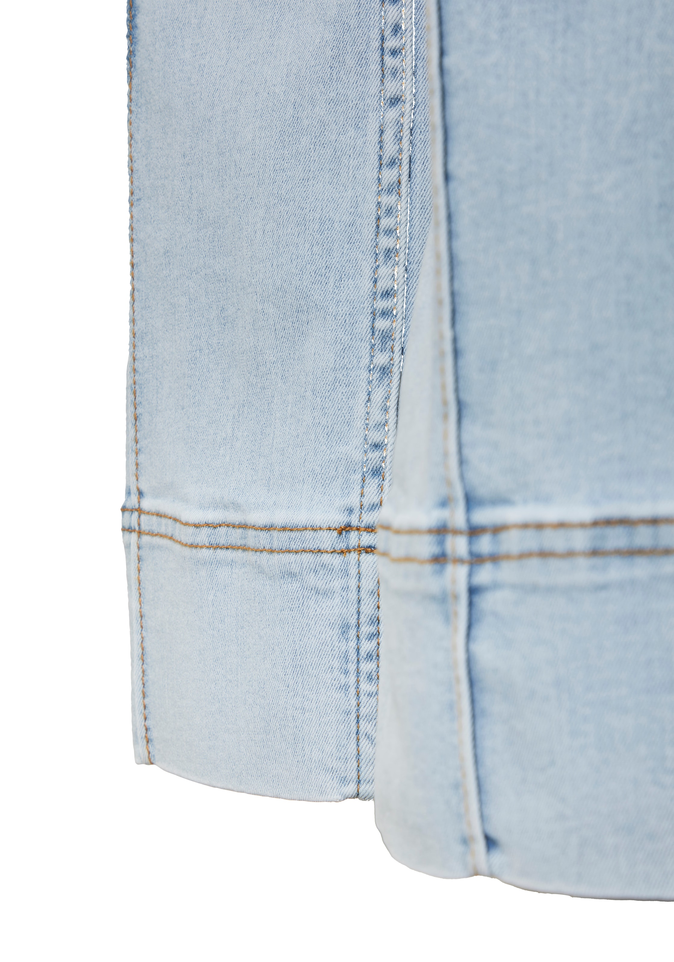 LASCANA 7/8-Jeans »aus Baumwolldenim mit Stretch« Weite Ankle-Jeans