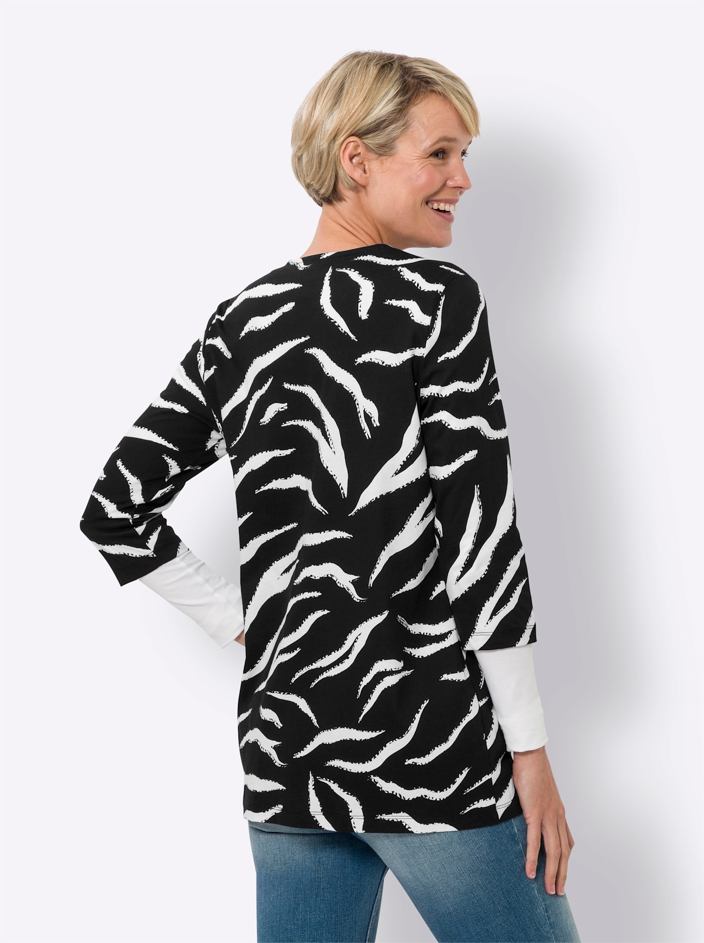 Classic Basics Shirtjacke »Long-Shirtjacke«, (1 tlg.)