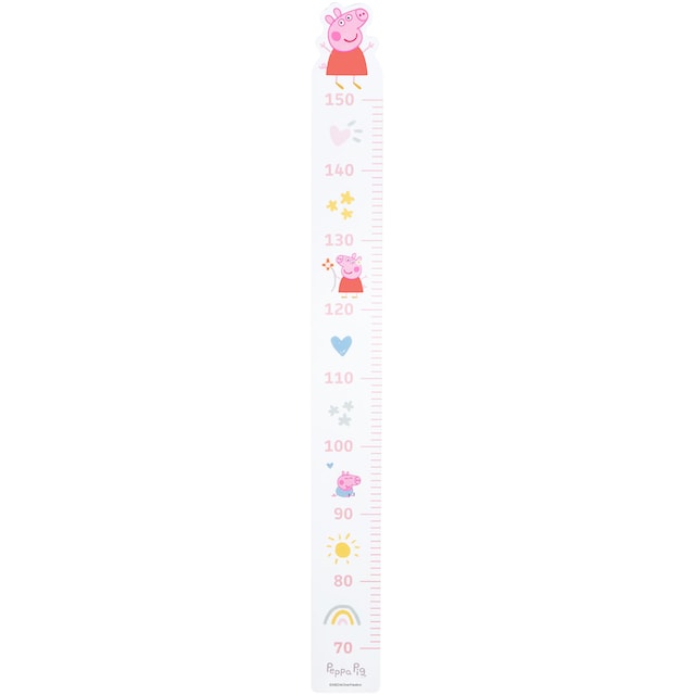 roba® Messlatte »Peppa Pig«, mit Peppa Pig Motiv, Skala bis 150 cm | BAUR