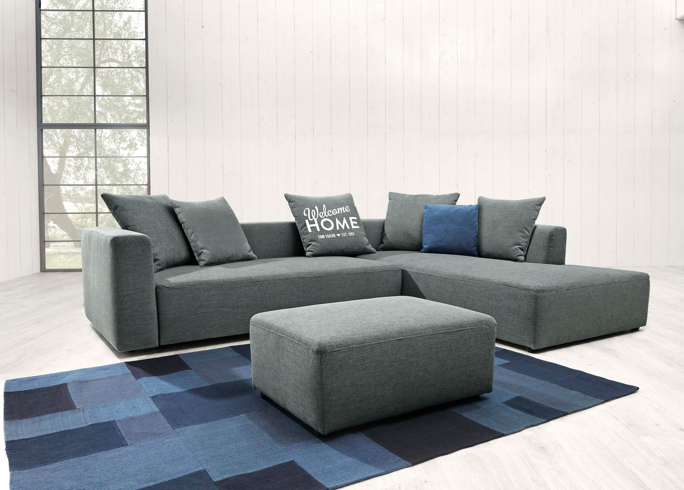 TOM TAILOR HOME Ecksofa »HEAVEN CASUAL XL«, aus der COLORS COLLECTION, wahlweise mit Bettfunktion & Bettkasten