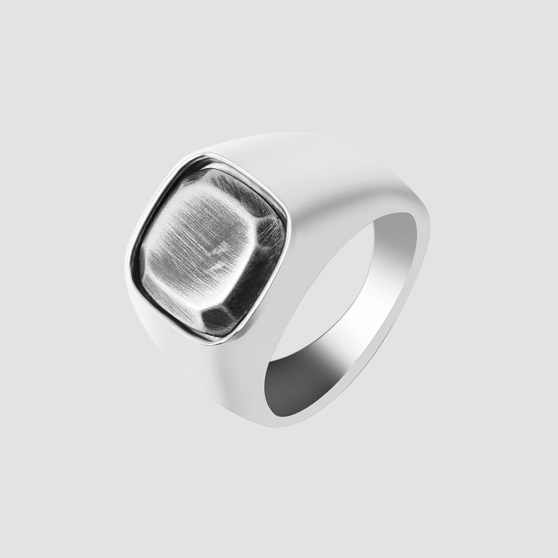 Fingerring ADELIA´S "Herren Ring aus Edelstahl" Gr. 60, silber, Fingerringe, Herren, 60, Edelstahl, Fingerring 10
