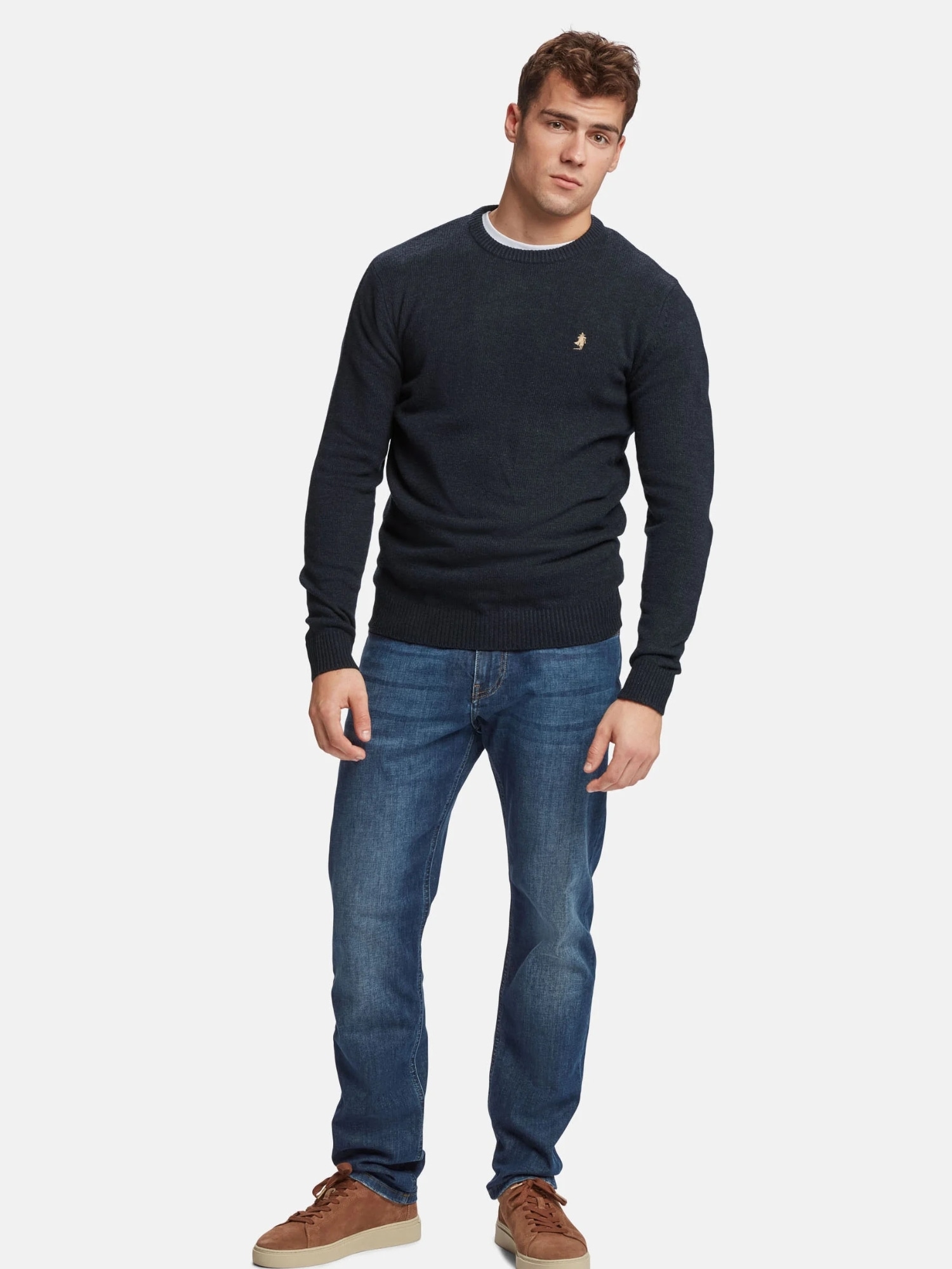 MCS Rundhalspullover »MCS Pullover MCAdrian«