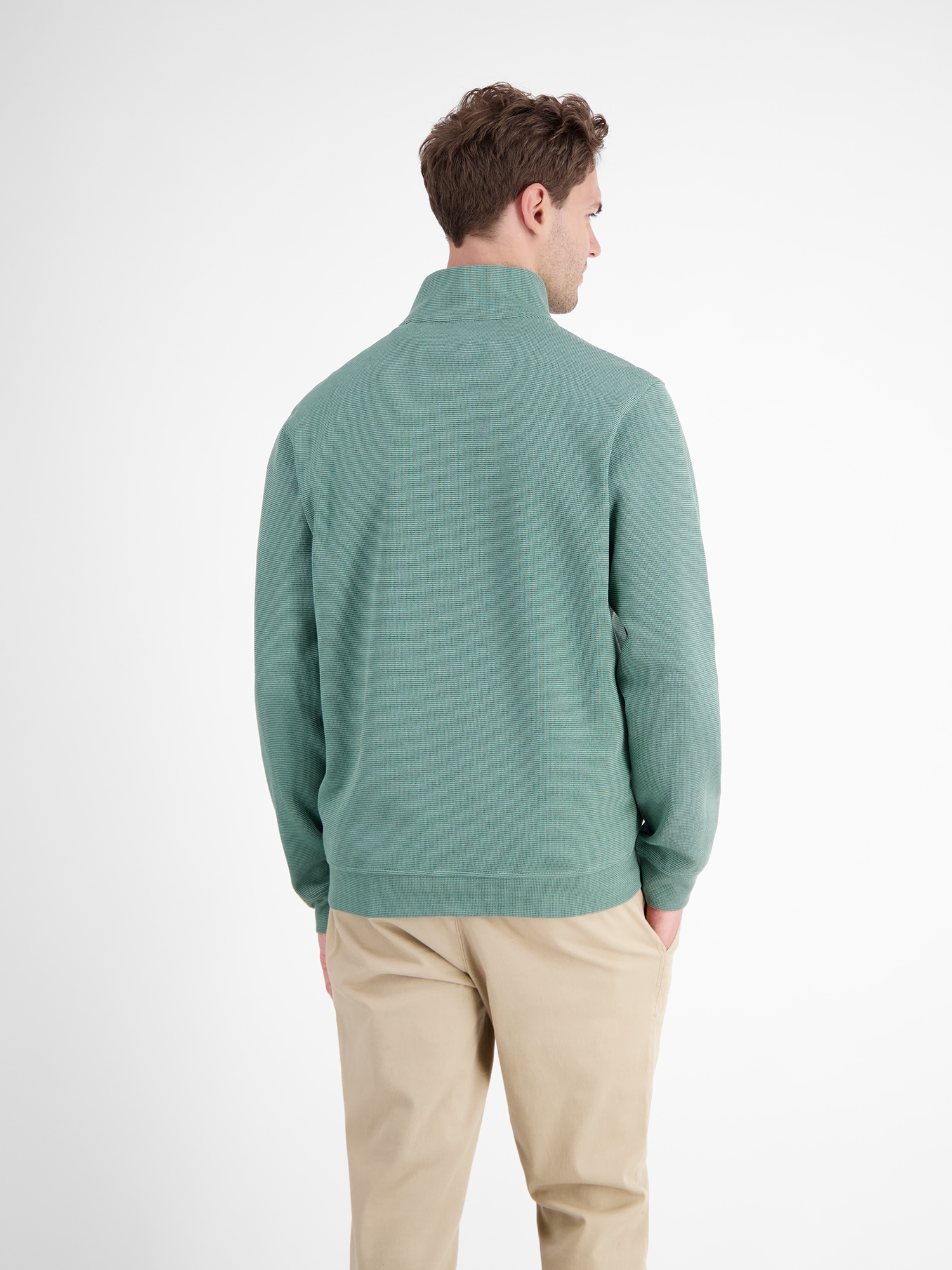 LERROS Sweatshirt »LERROS Unifarbener Sweattroyer für Herren«