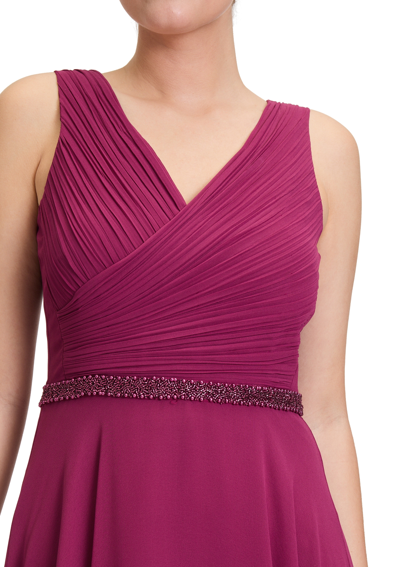 Vera Mont Abendkleid »Vera Mont Abendkleid mit Plissee«, Dekoelemente
