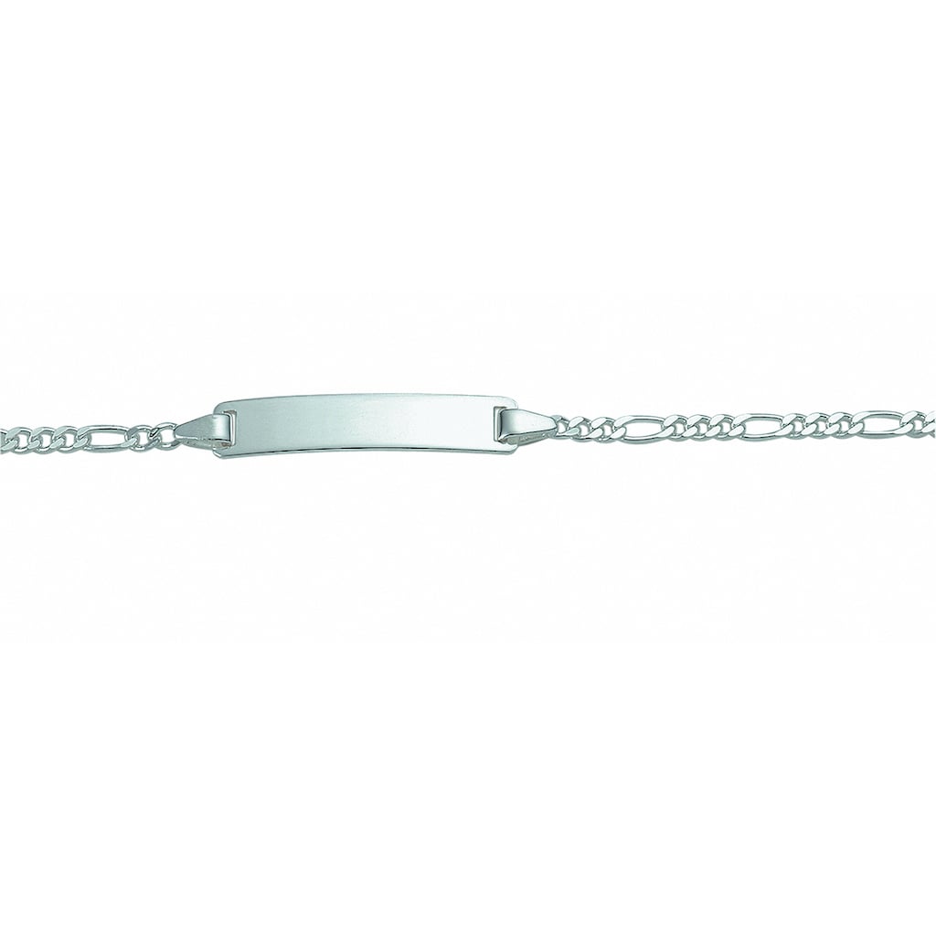 Adelia´s Silberarmband »925 Silber Figaro Armband 18 cm« 925 Sterling  Silber Silberschmuck für Damen