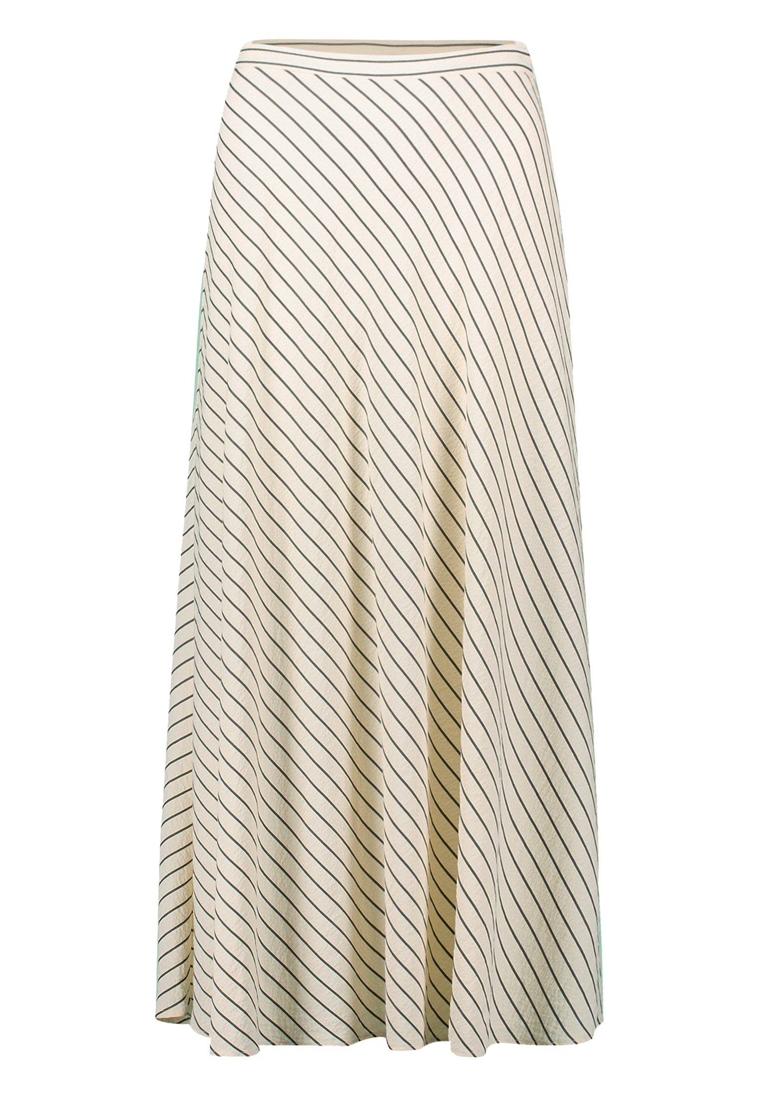 Zero Midirock "Damen Maxirock mit Streifen" Plain/ohne Details günstig online kaufen