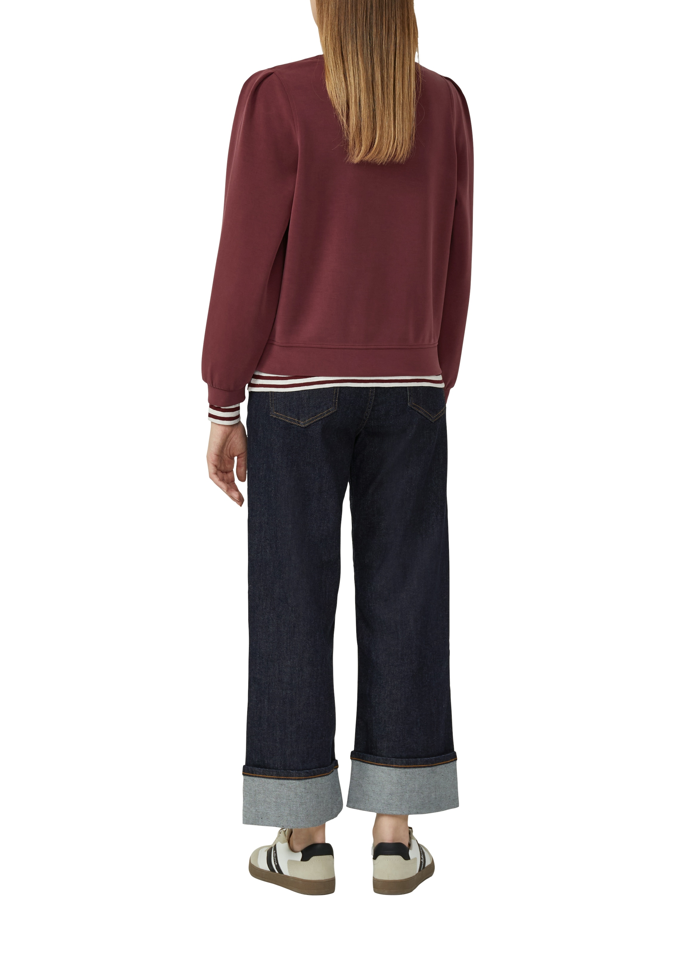 s.Oliver Sweatshirt, mit Bündchen