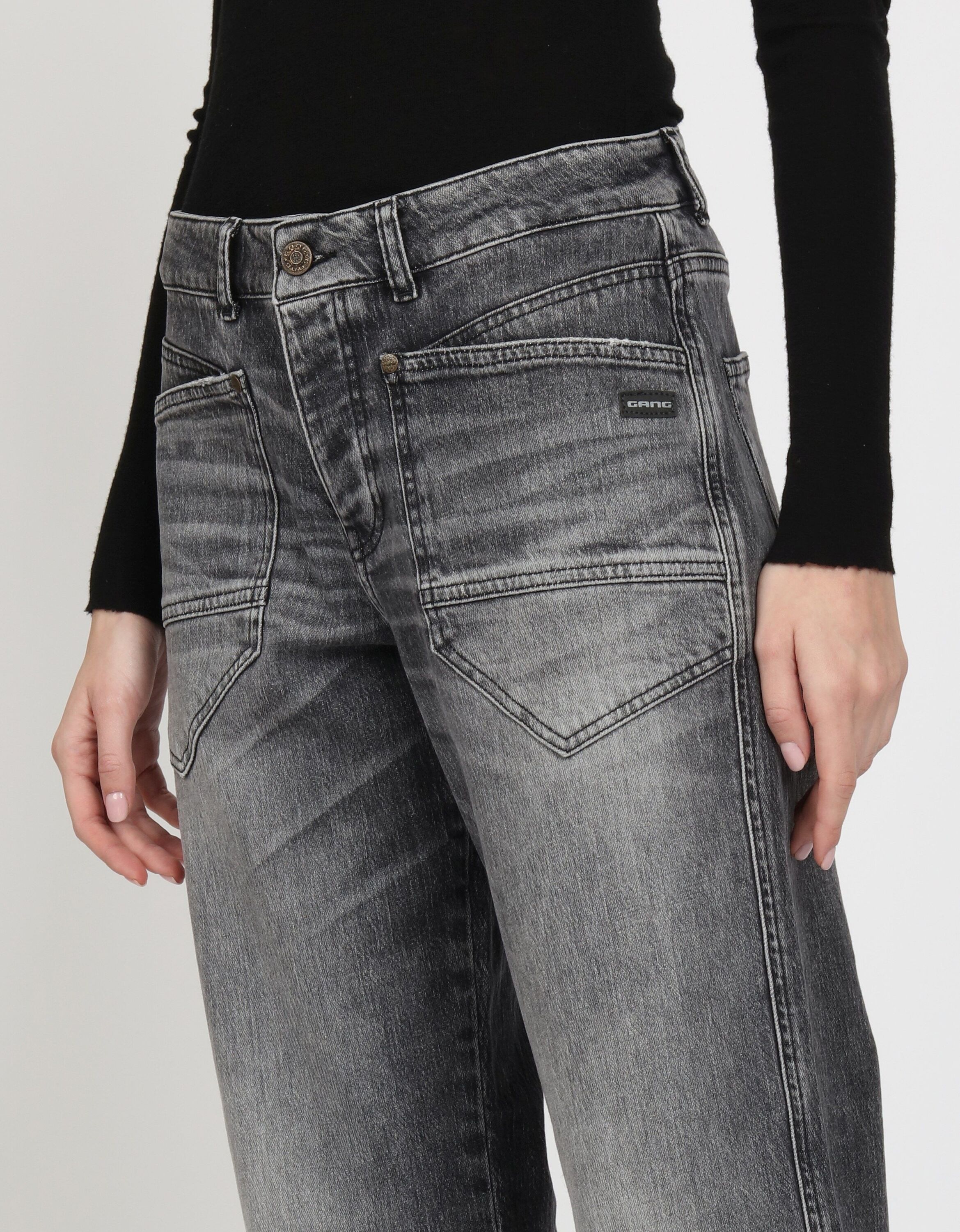 GANG Loose-fit-Jeans »94ROBERTA« mit aufgesetzten Taschen