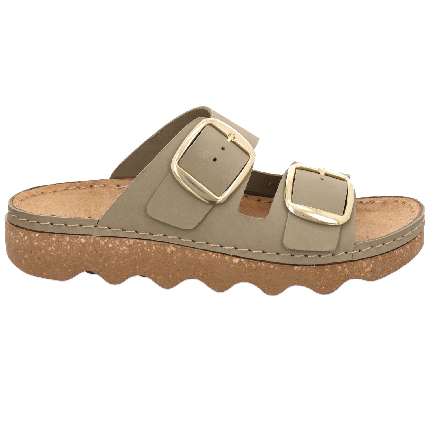 Rohde Pantolette »FOGGIA-D«  Hausschuh, Sommerschuh, Strandschuh mit Schnallenverschlüsse