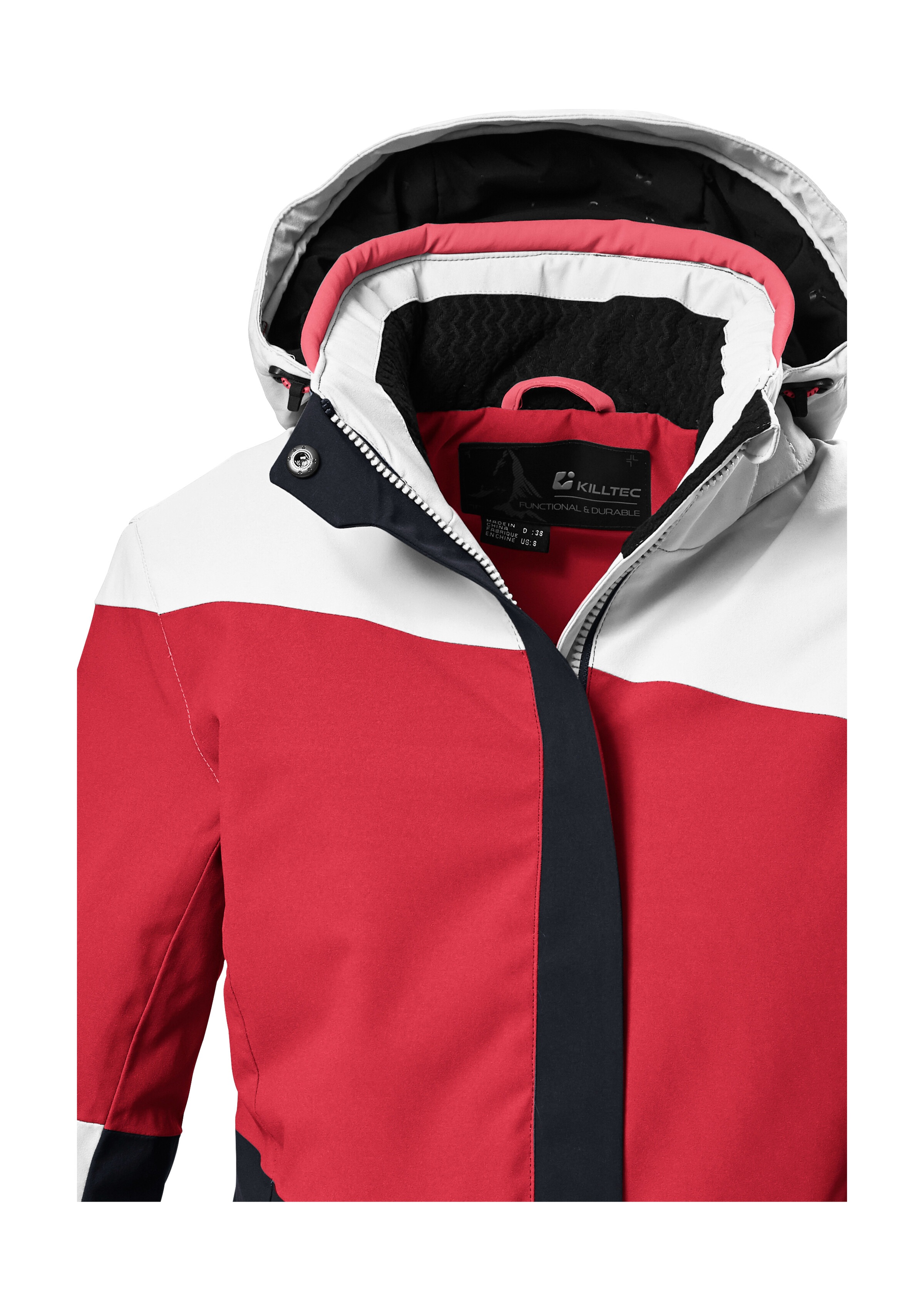 Thumbnail - Killtec Skijacke "KSW 67 WMN SKI JCKT", Damen Skijacke: wasserdicht, atmungsaktiv, abnehmbare Kapuze