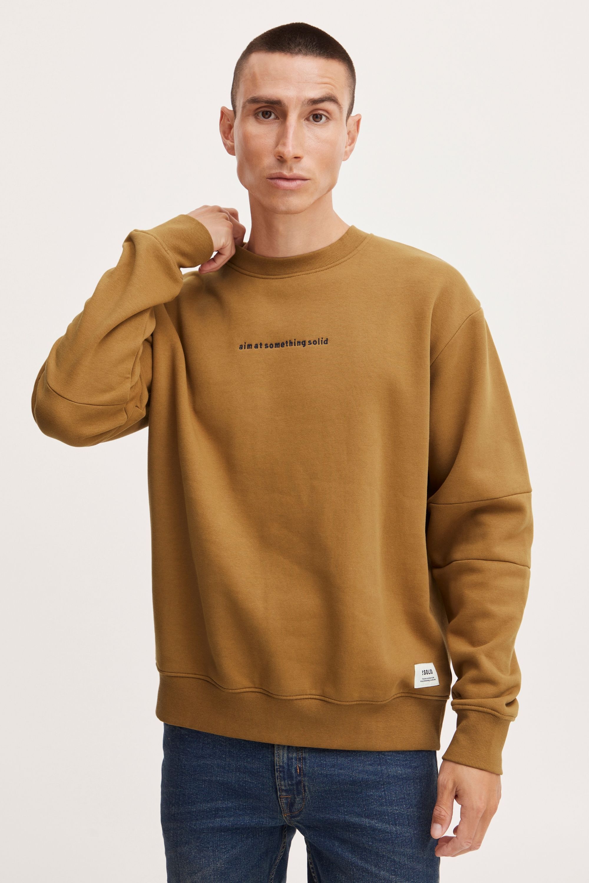 Solid Rundhalspullover "Sweatshirt SDDarton" günstig online kaufen