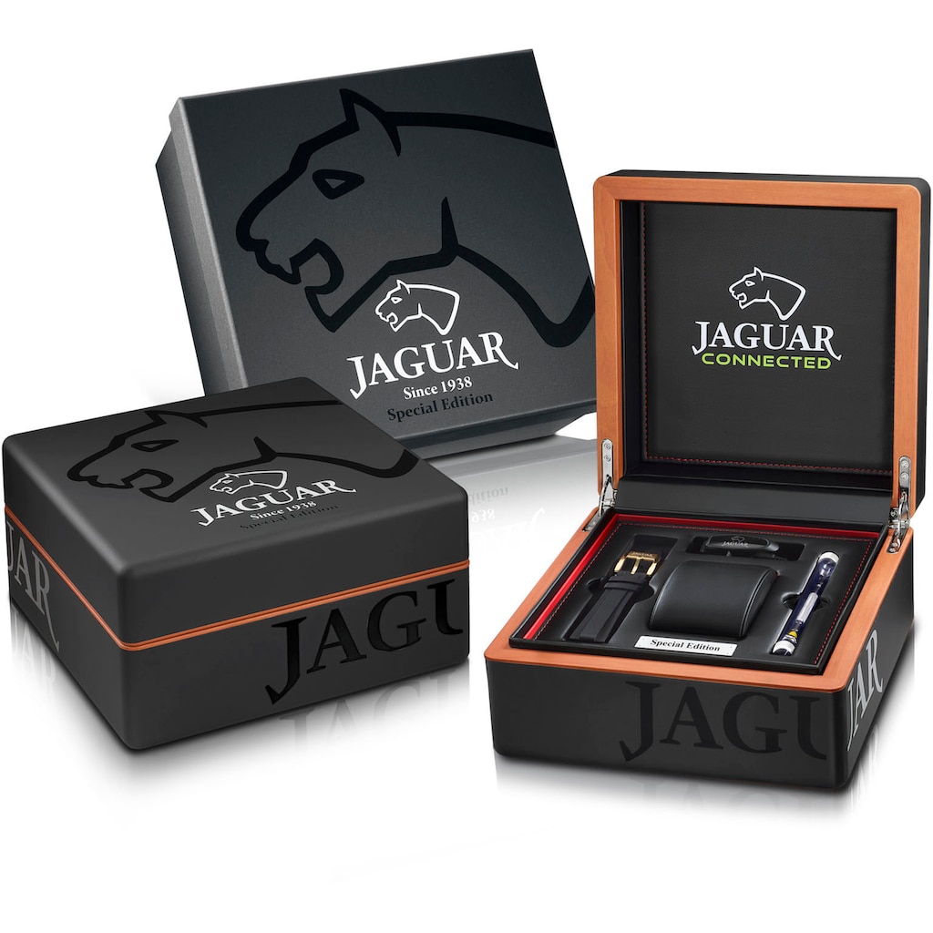 Jaguar Chronograph »Connected, J984/1«, (Set, 3 tlg., mit Wechselband & Werkzeug zum Bandwechsel)