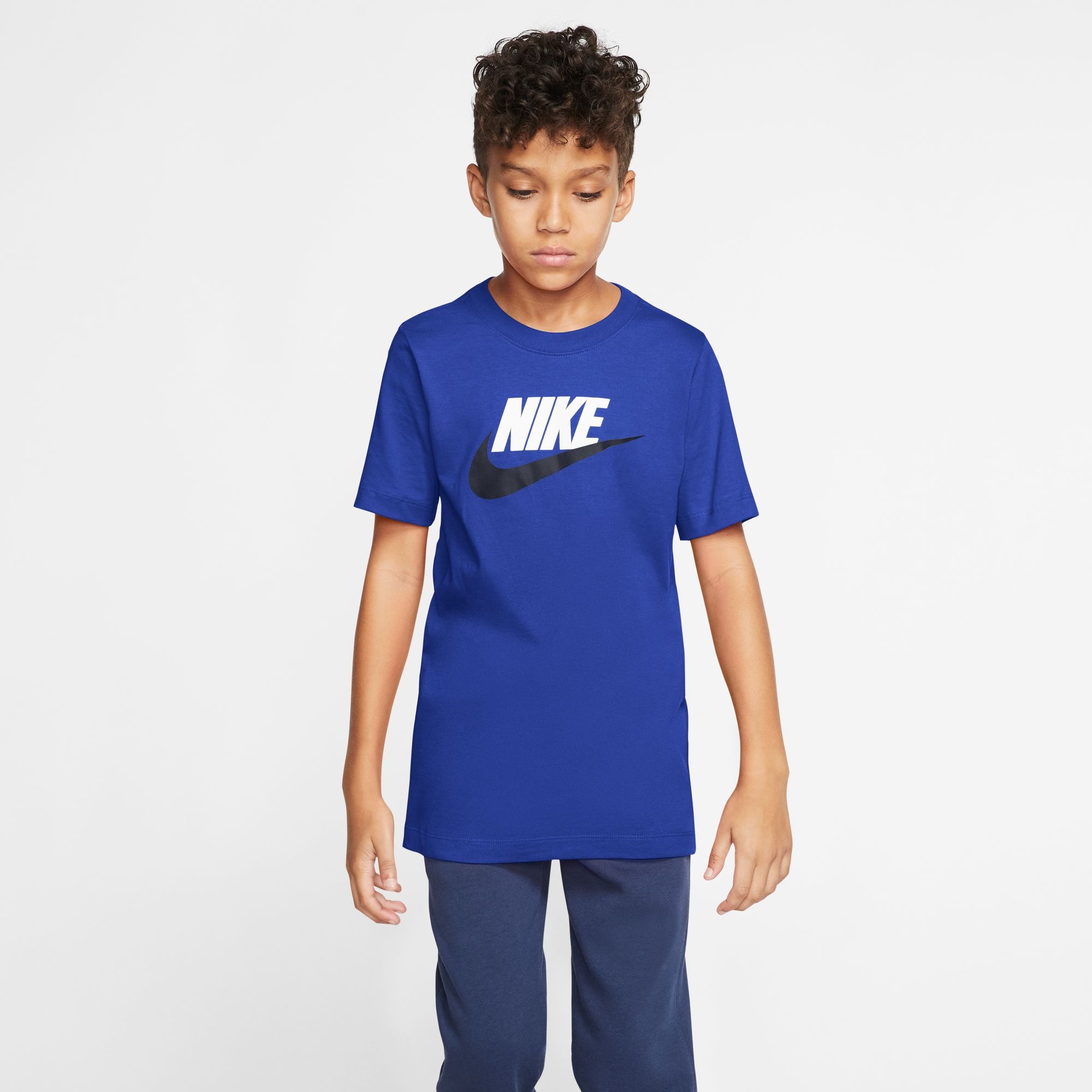 blue nike t shirt