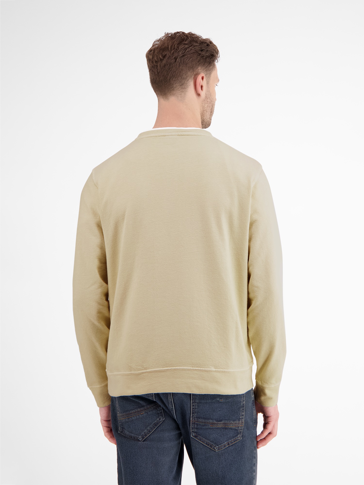 LERROS Sweatshirt "LERROS Unifarbener Sweattroyer für Herren" günstig online kaufen