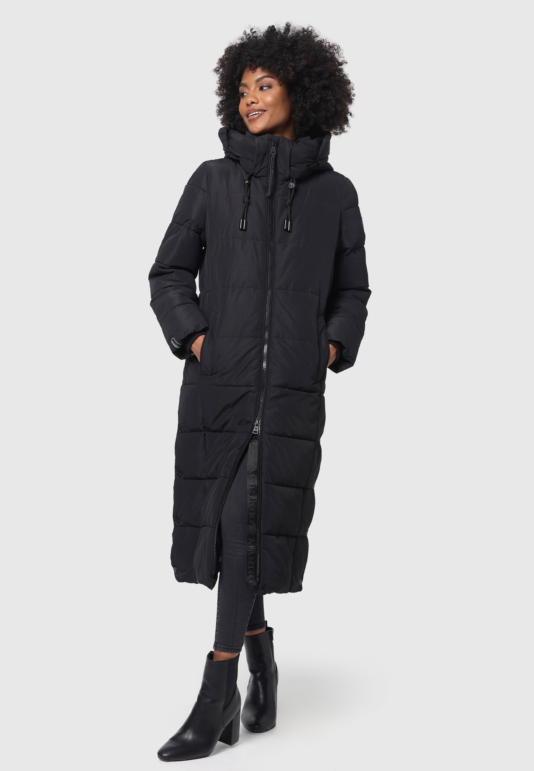 Marikoo Winterjacke "Nadeshikoo XIV", extra langer Winter Mantel gesteppt günstig online kaufen