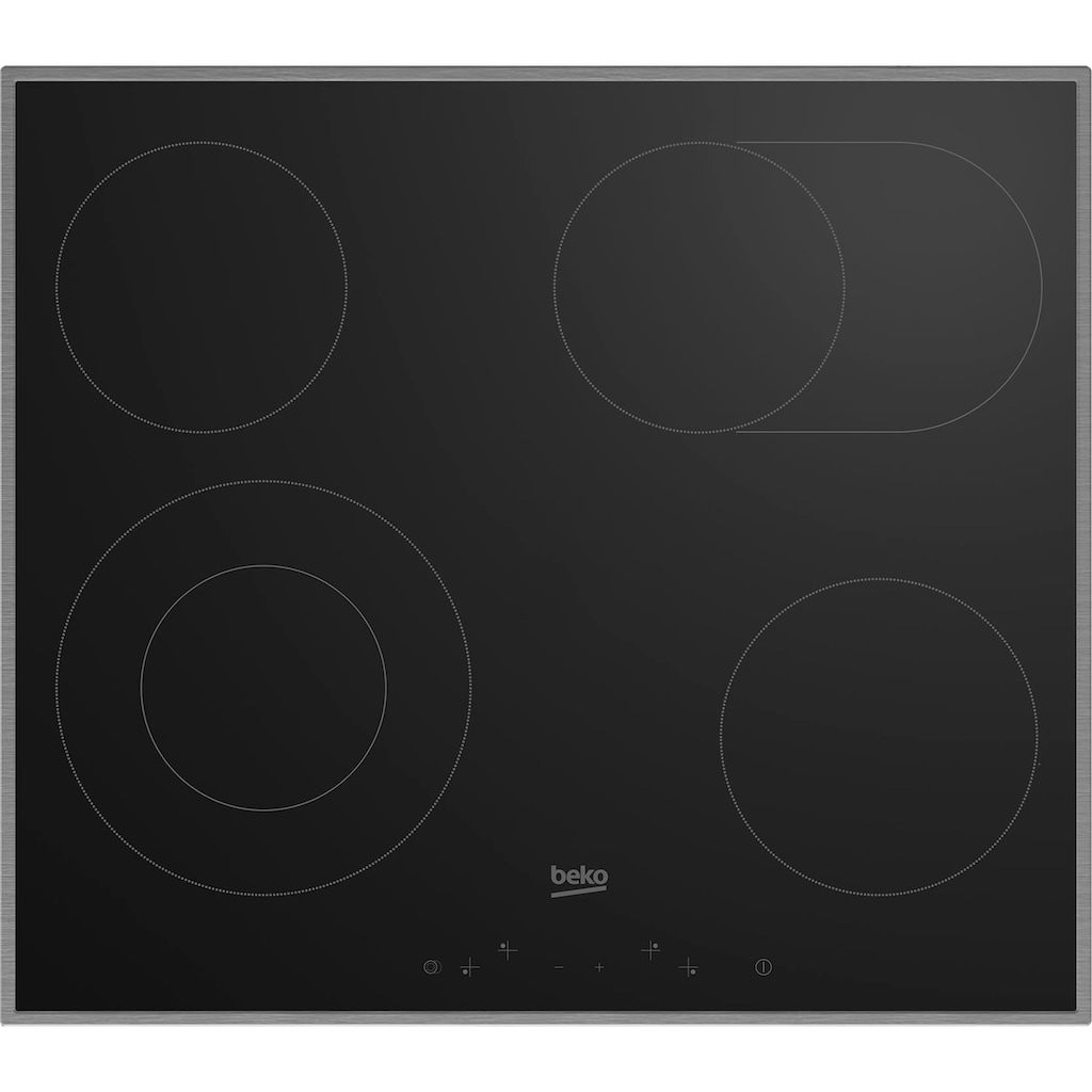 BEKO Backofen-Set »BBSM12320X«, BBSM12320X, mit Teleskopauszug nachrüstbar