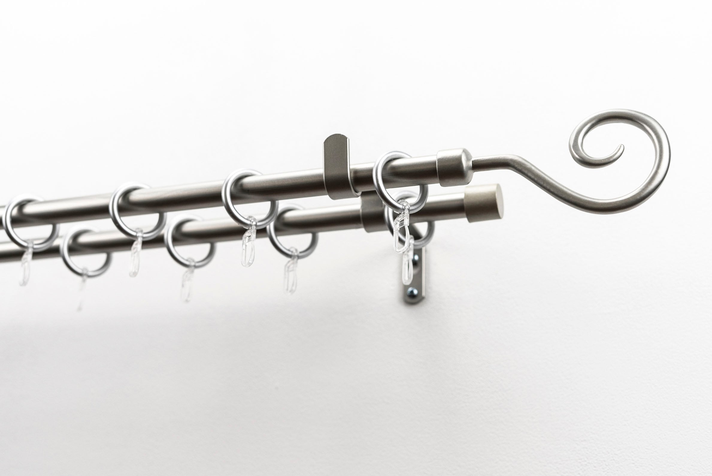 GARESA Gardinenstange "Clara" Ø 16 mm 2 läufig-läufig Wunschmaßlänge Vorhan günstig online kaufen