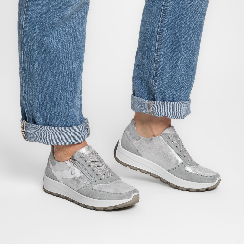 Ara Plateausneaker »NEW YORK«  Plateau, Freizeitschuh, Halbschuh, Schnürer, Kontrastbesätze, H-Weite