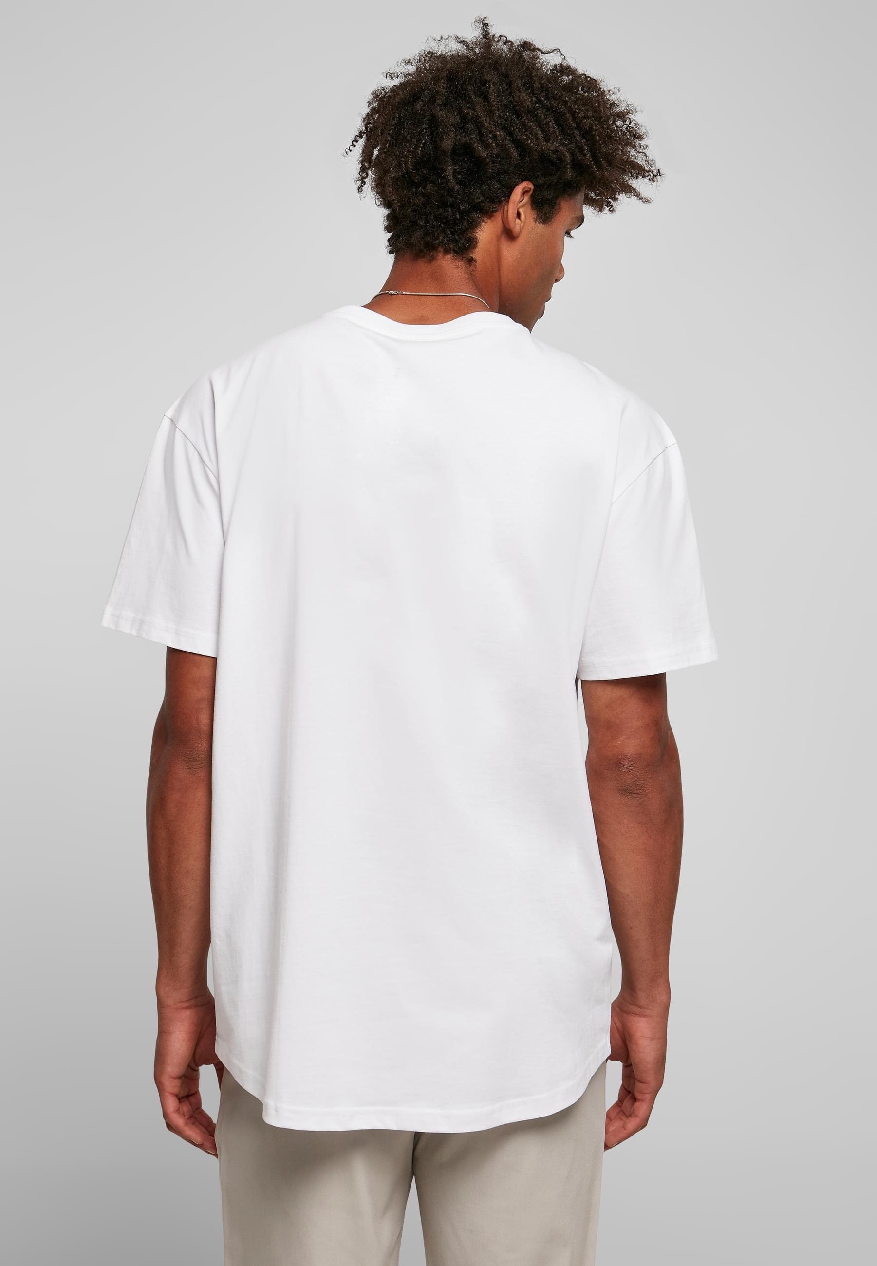 URBAN CLASSICS T-Shirt »Urban Classics Herren Recycled Curved Shoulder Tee« 1 Stk. tlg.
